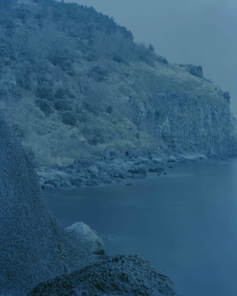 View Point Blue #Goneul-dong, 165x132cm, Transparency in Light Box, 2022
