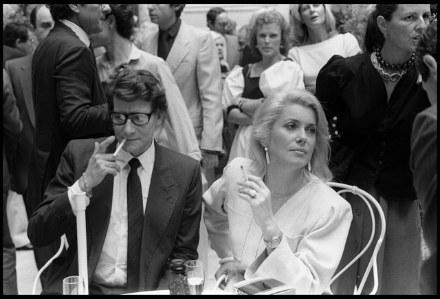Yves Saint Laurent et Catherine Deneuve, Paris, 1983