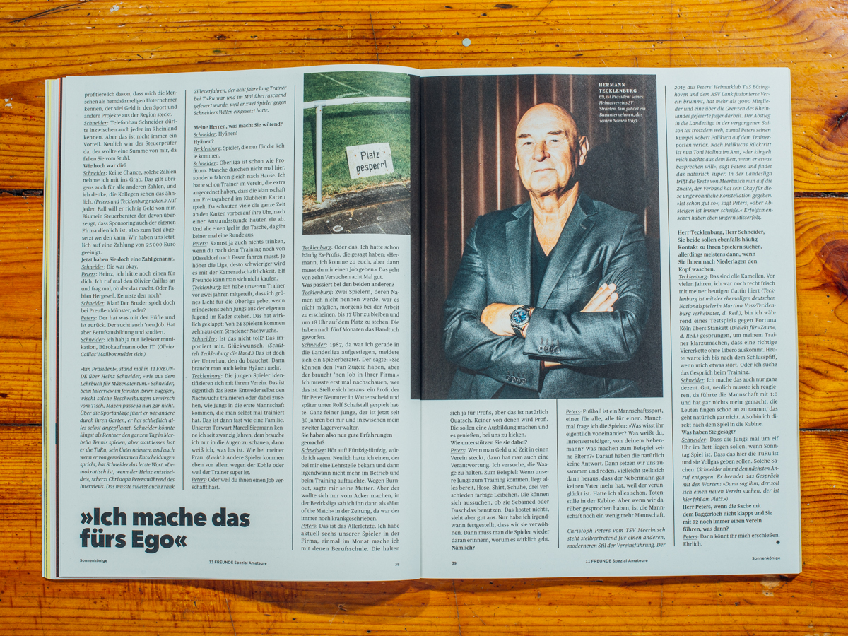 11 Freunde Amateure Spezial / Runder Tisch M&auml;zene / September 2017