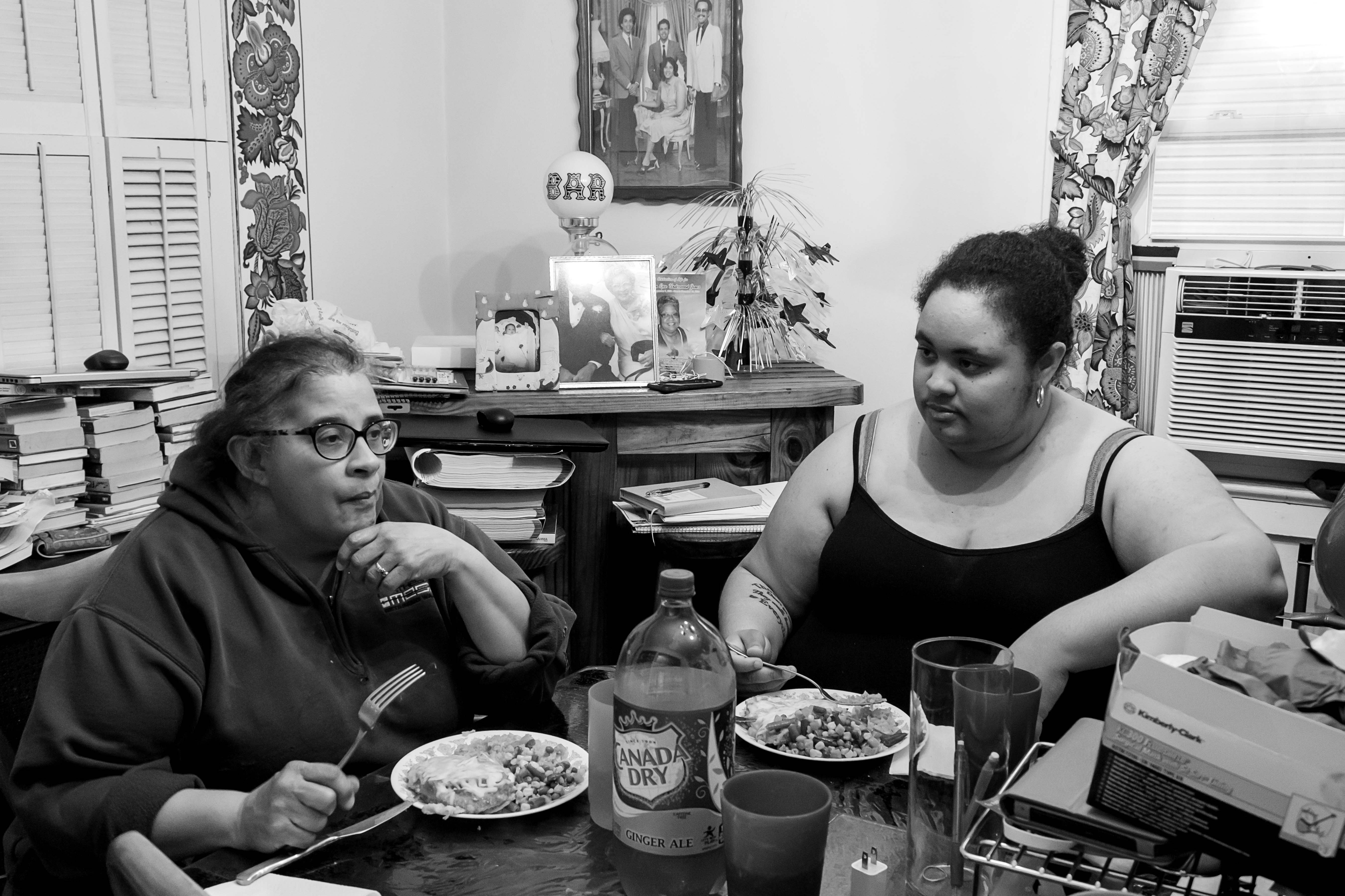 Stefanie Perrotte, Dinner Time, 2020. Archival pigment print on Baryta paper, 13” x19”. Image courtesy the artist.