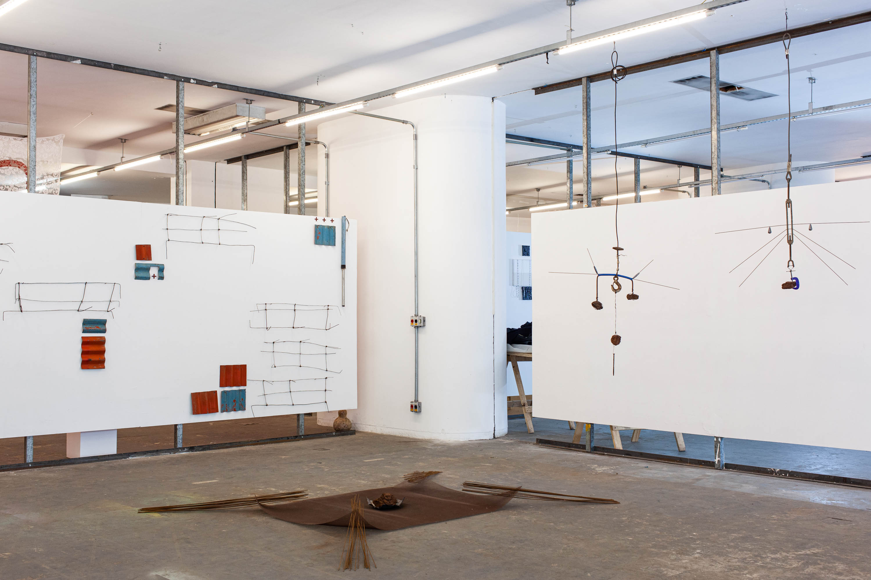 LEVITATION OF A LIVING WEIGHTIron and lead. 20 x 200 x 150 cm. 2020 