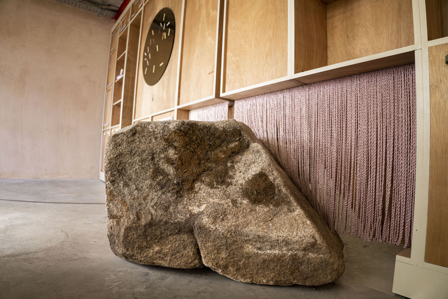 Marielle MacLeman, To Impermanent Collections and Scattered Acquisitions, Spring at Kunstverein Aughrim, 2024. Photo by Freddie Greenall.