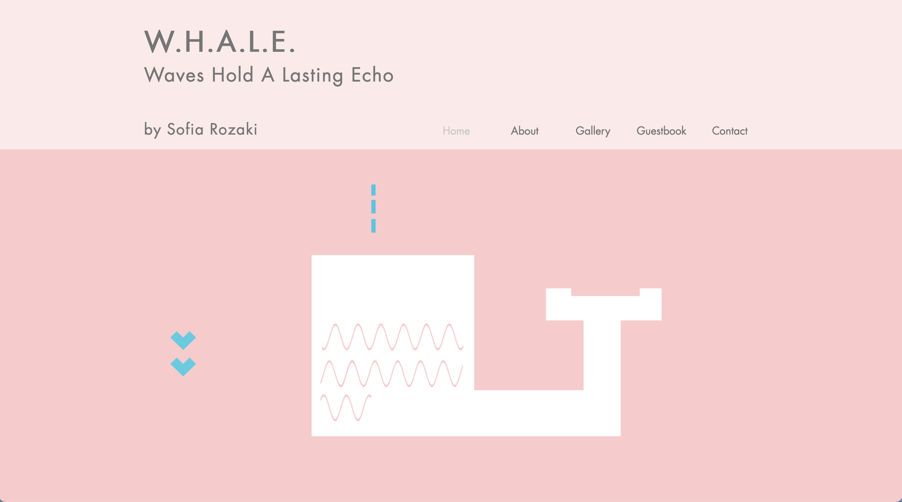 W.H.A.L.E.: Waves Hold A Lasting Echo online edition, 2020, screenshot 1