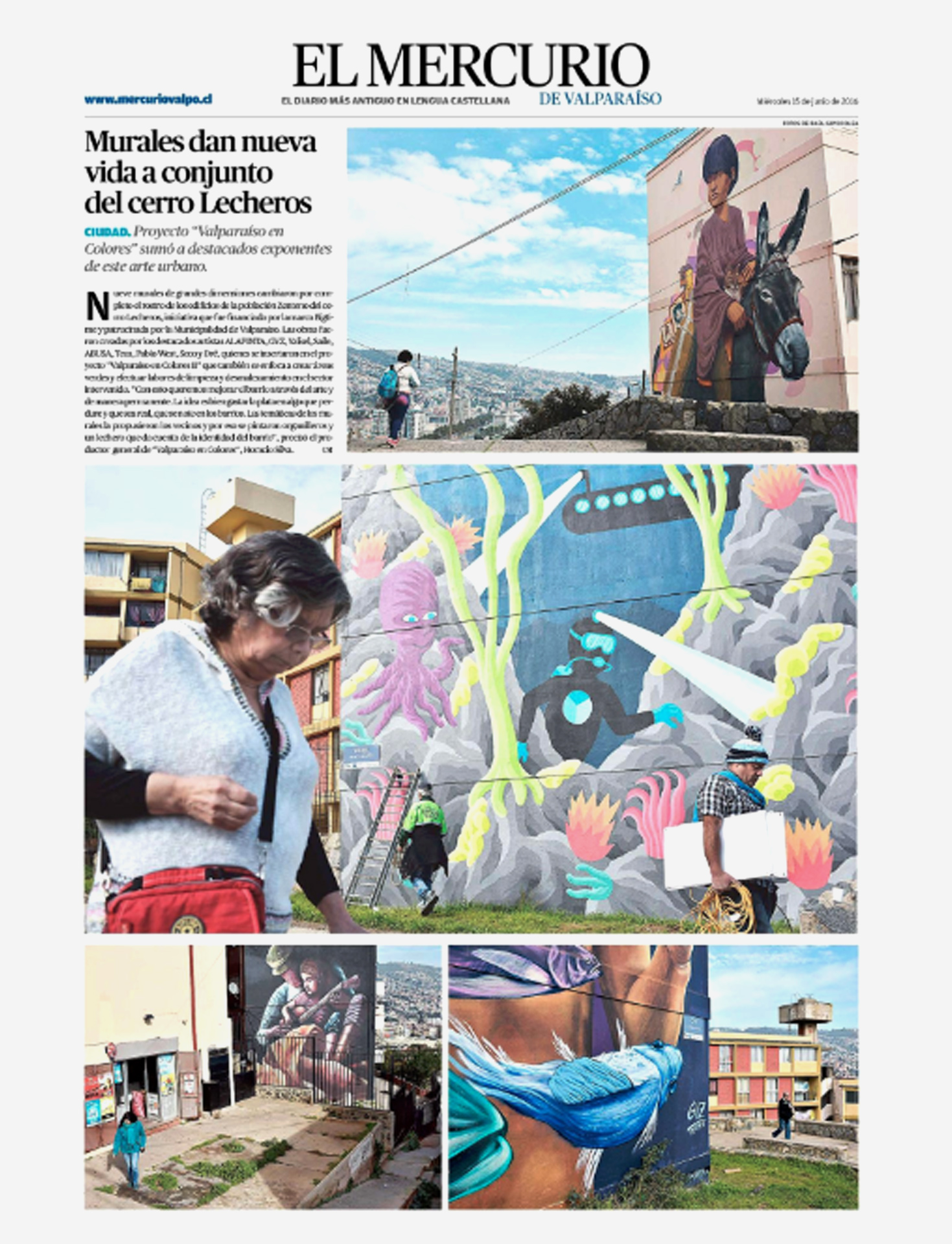 P&aacute;gina gr&aacute;fica Mercurio Valpo.