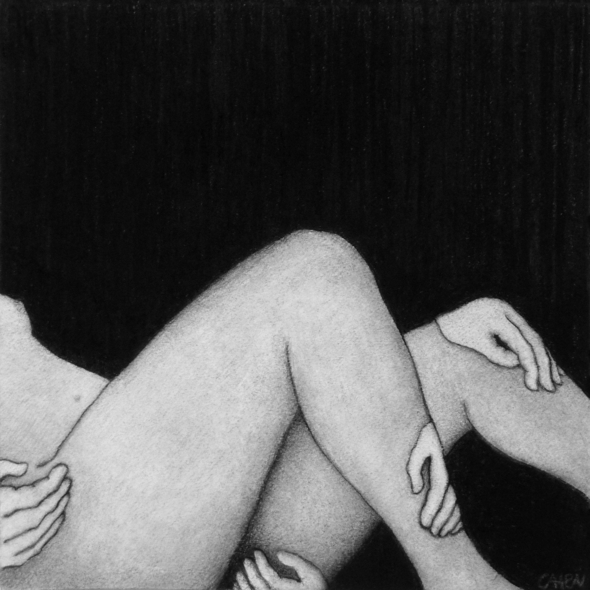 houtskool op papier, 30 x 30 cm, 2023