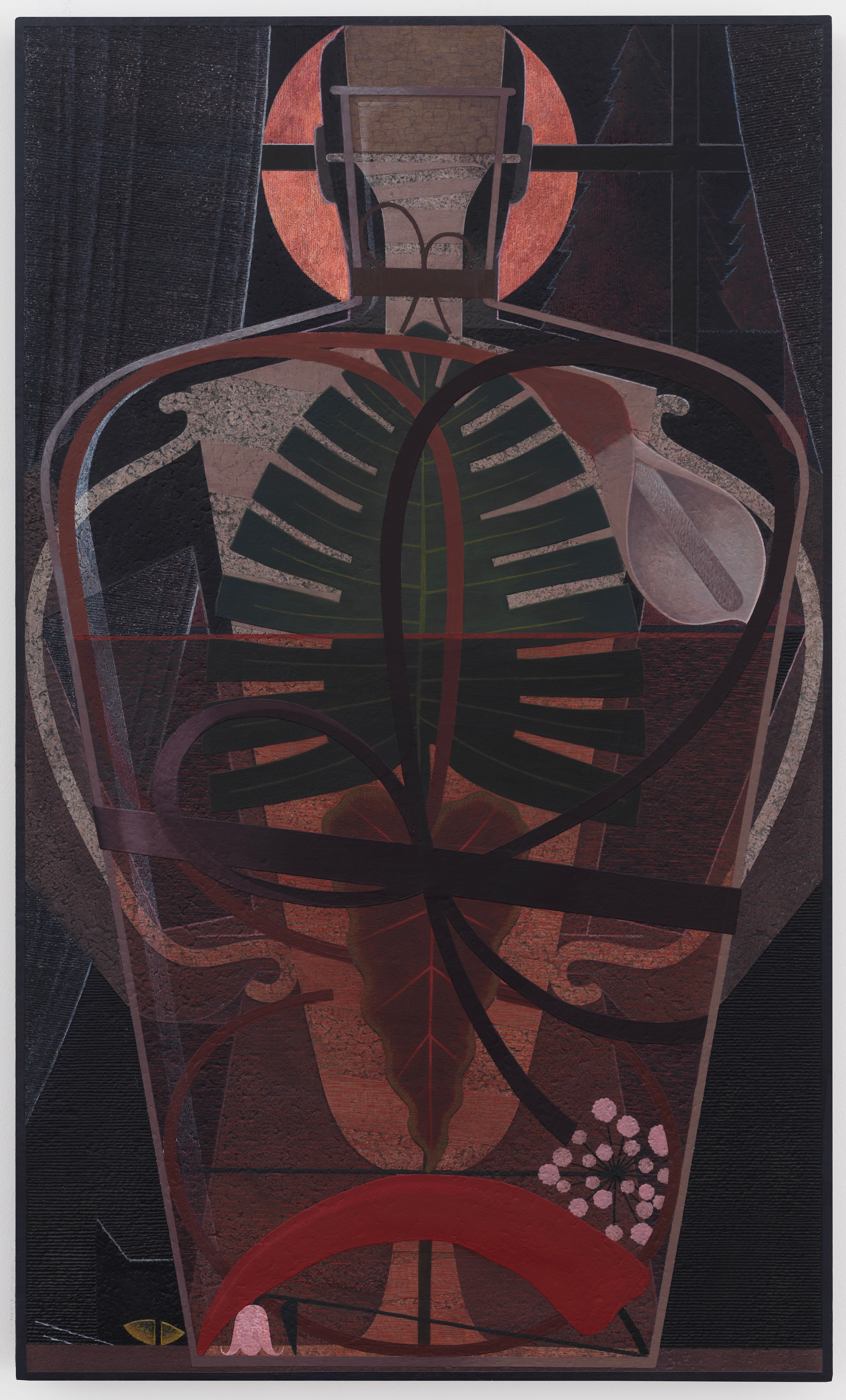 A Gift for My Elusive Host, 28" x 48", 2019