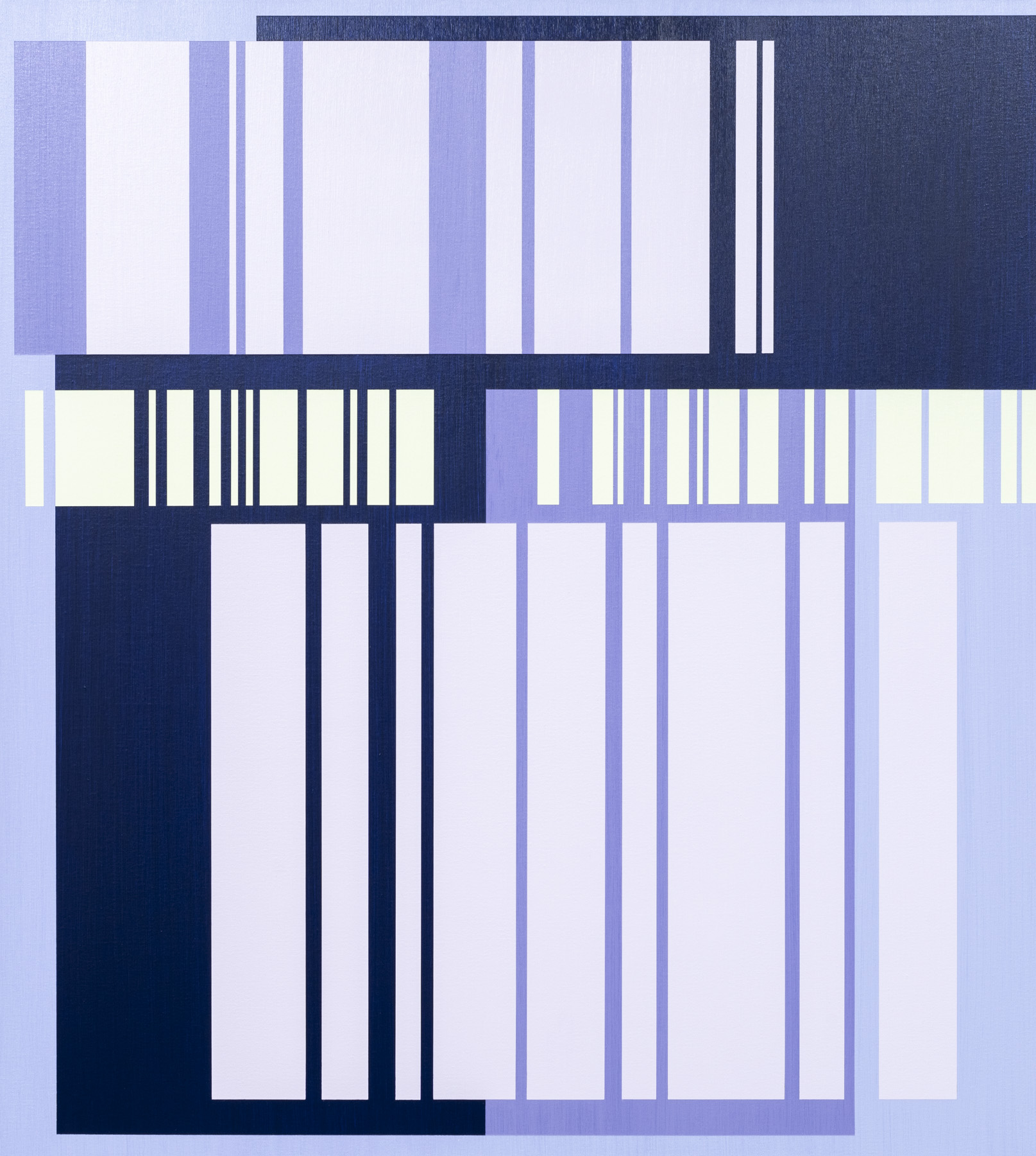 Approaching Capacity no. 17. Acrylic on canvas, 102 x 92cm