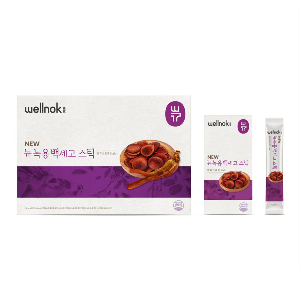 웰녹 뉴 녹용백세고 스틱