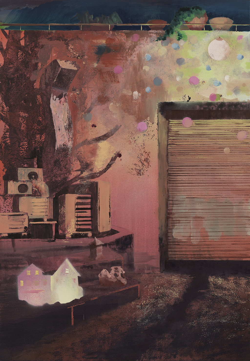 SPOON. 117 x 82 cm. oil and acrylic on canvas. 2024 - 10/15