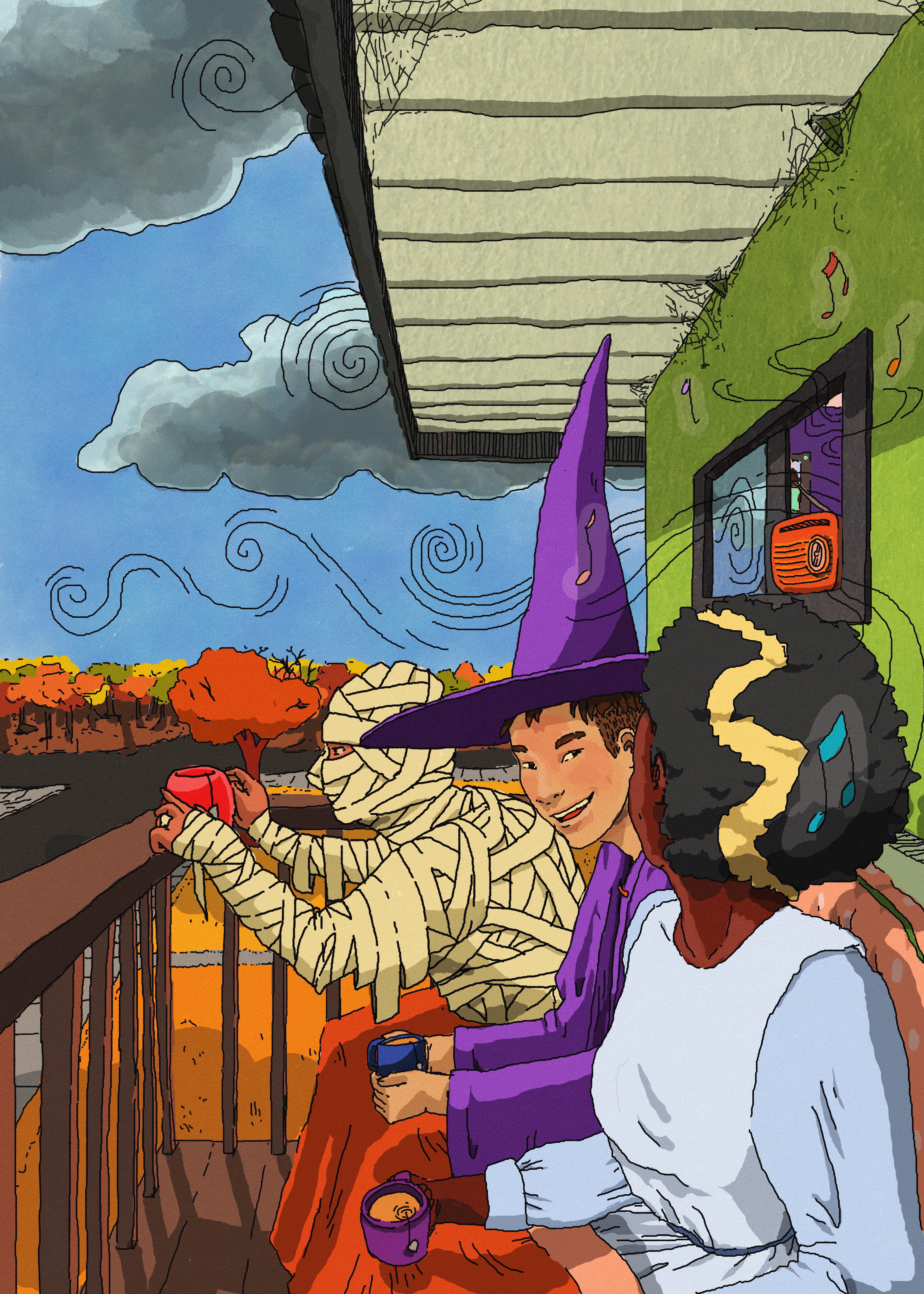 Cover for KCSB-FM Fall Program Guide