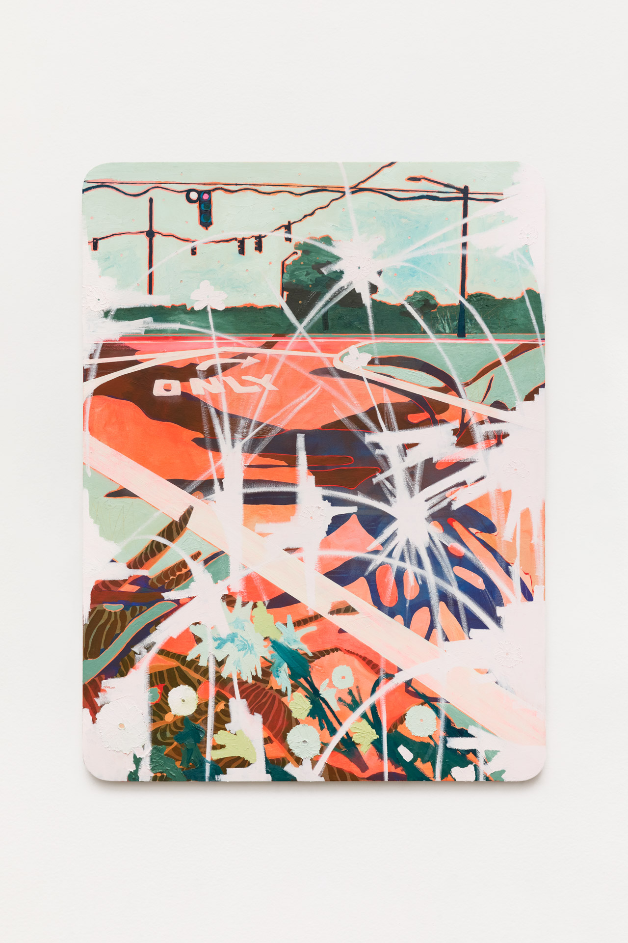 Metapaisagem n&uacute;mero XXXIII, 2022 - 2025. &Oacute;leo e acr&iacute;lica sobre tela, 120 x 90 cm.