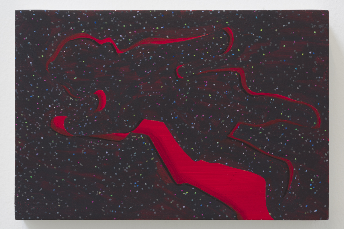 Lee Maxey, Major Minor, 2023, Egg tempera on panel, 4 (H) x 6 (W) in.