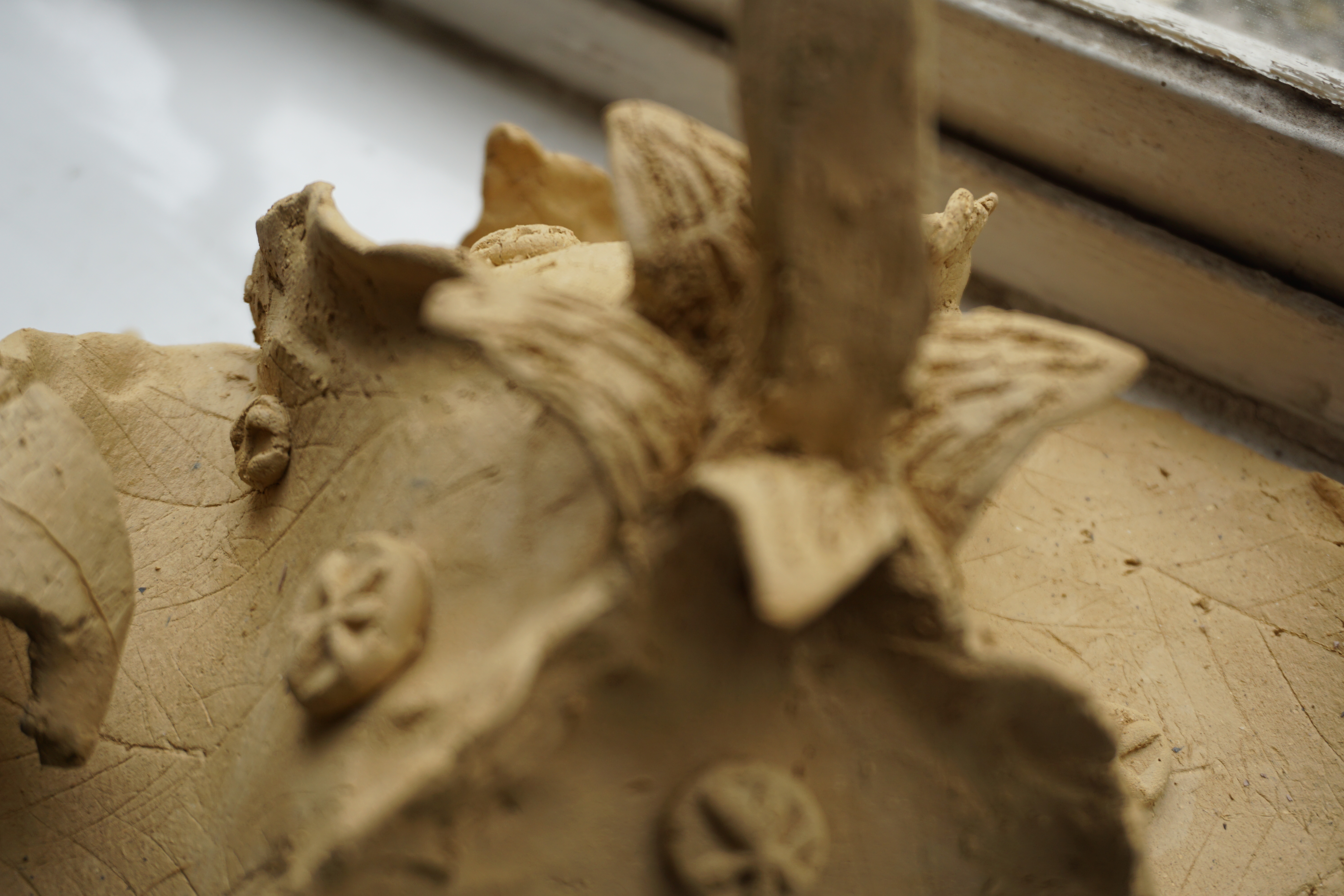 'Pixie Hat - Perchance to be Pixie-Led', Devon clay, 2023