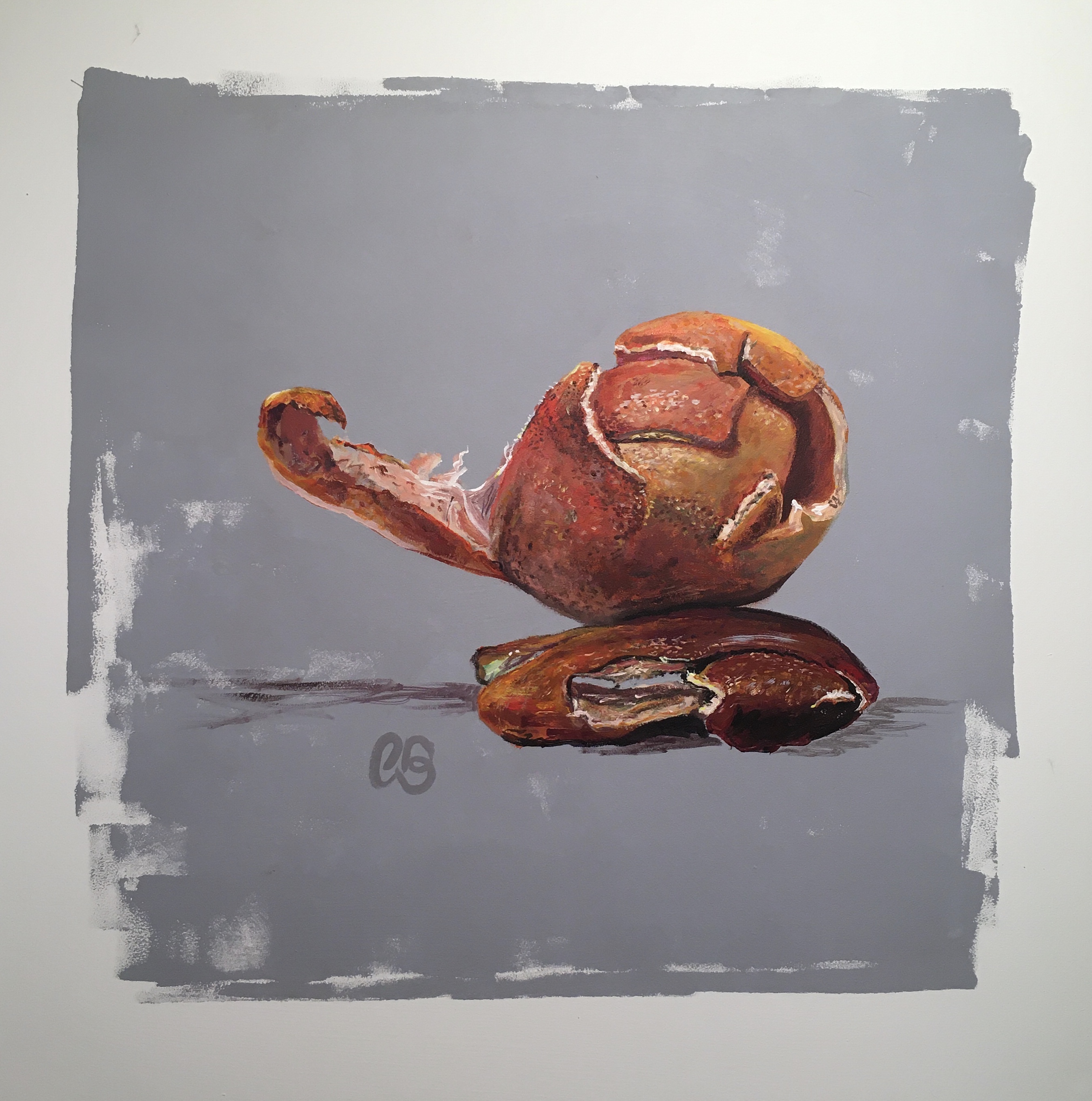 Yoshi and Brian 48" X 48" acrylic on canvas