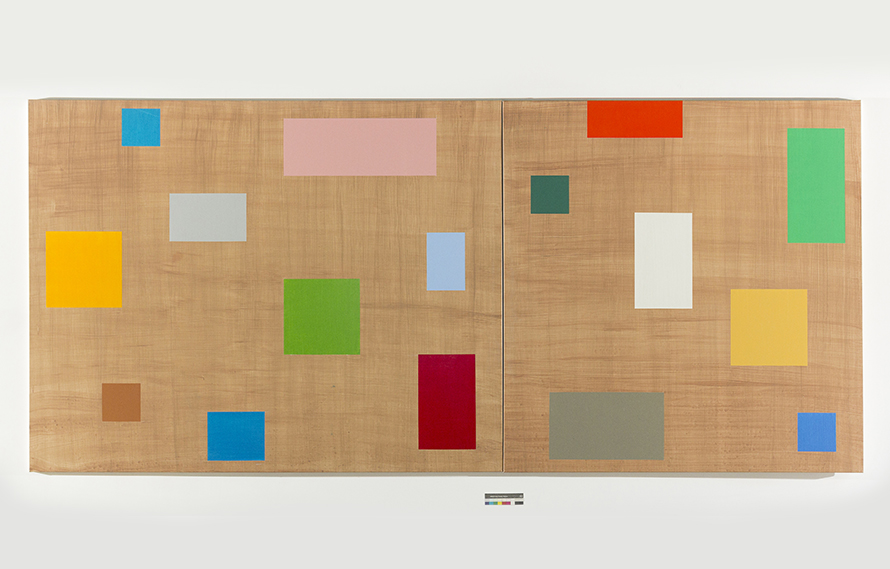 Un bárbaro en las sierras , 2015. Acrylic on canvas. 195 x 450 cm (76 x 177 inches)