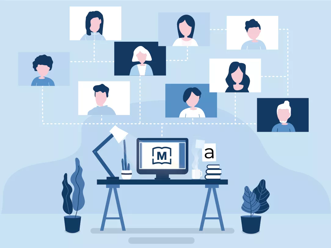 Remote Collaboration Illustration