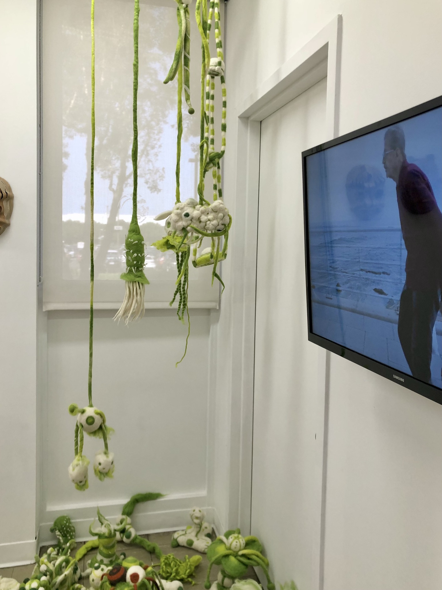 "Flourished Earth", Intertwined Collective, and "A Stone's Throw", Razan AlSalah