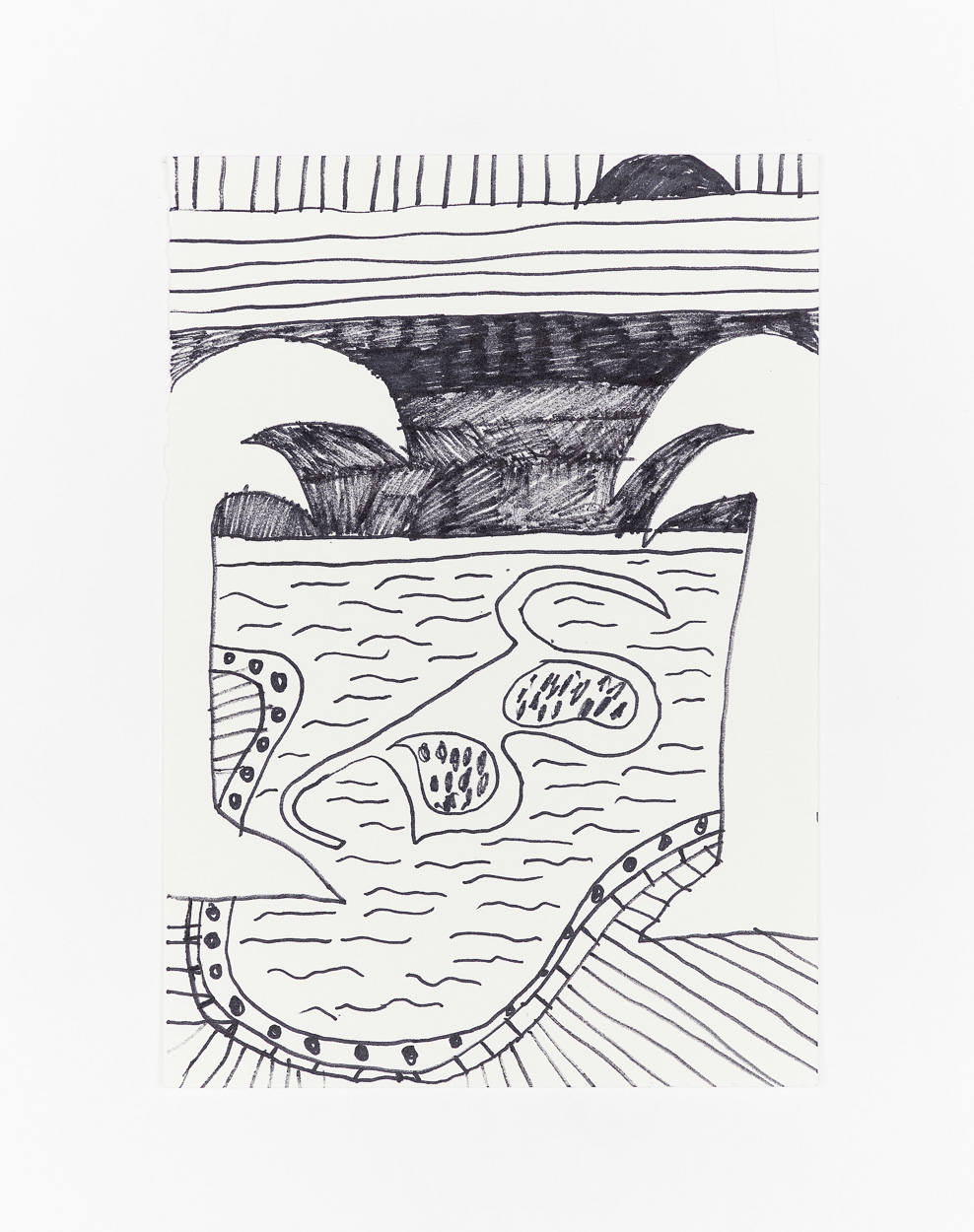 Untitled, 2020. marker on paper. 26cm x 18cm