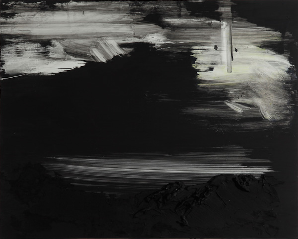 Untitled, acrylic on board 16x20", 40x51cm 