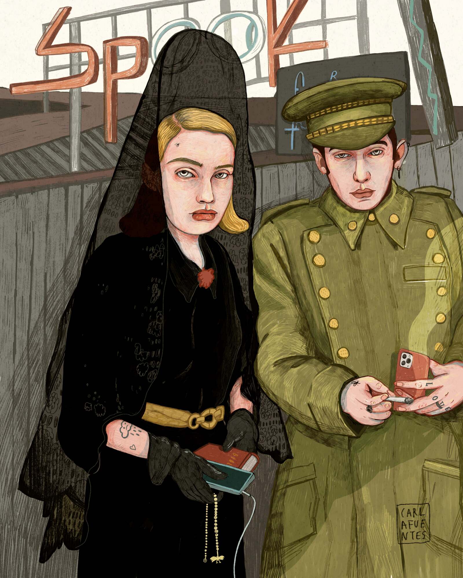 SPOOK. Digital artwork. 2020