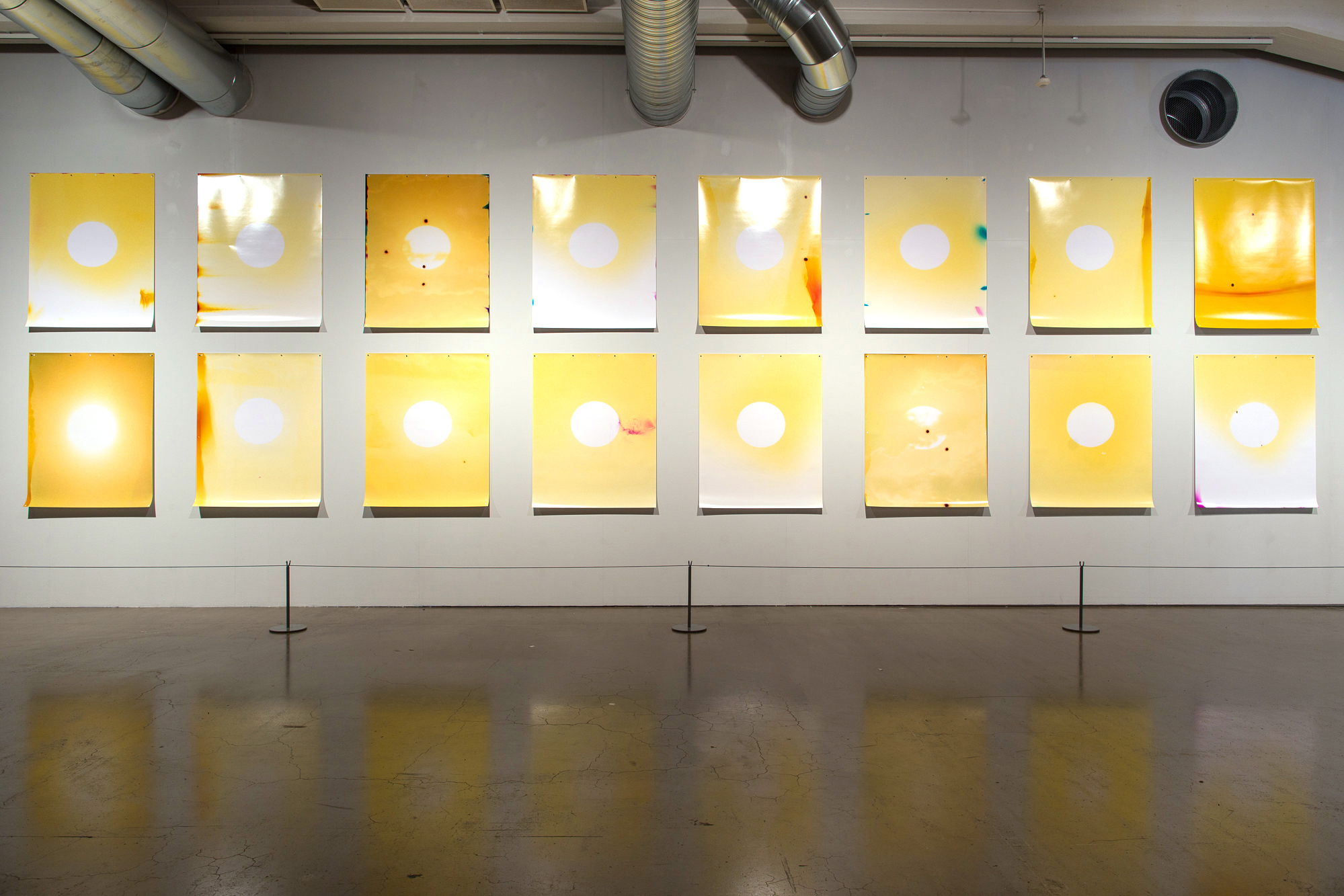 SOLEIL, 2022, Series of 16 unique analog photographs, exhibition view at IMPRESSION REMAINS, The Finnish Museum of Photography, Helsinki (FIN).