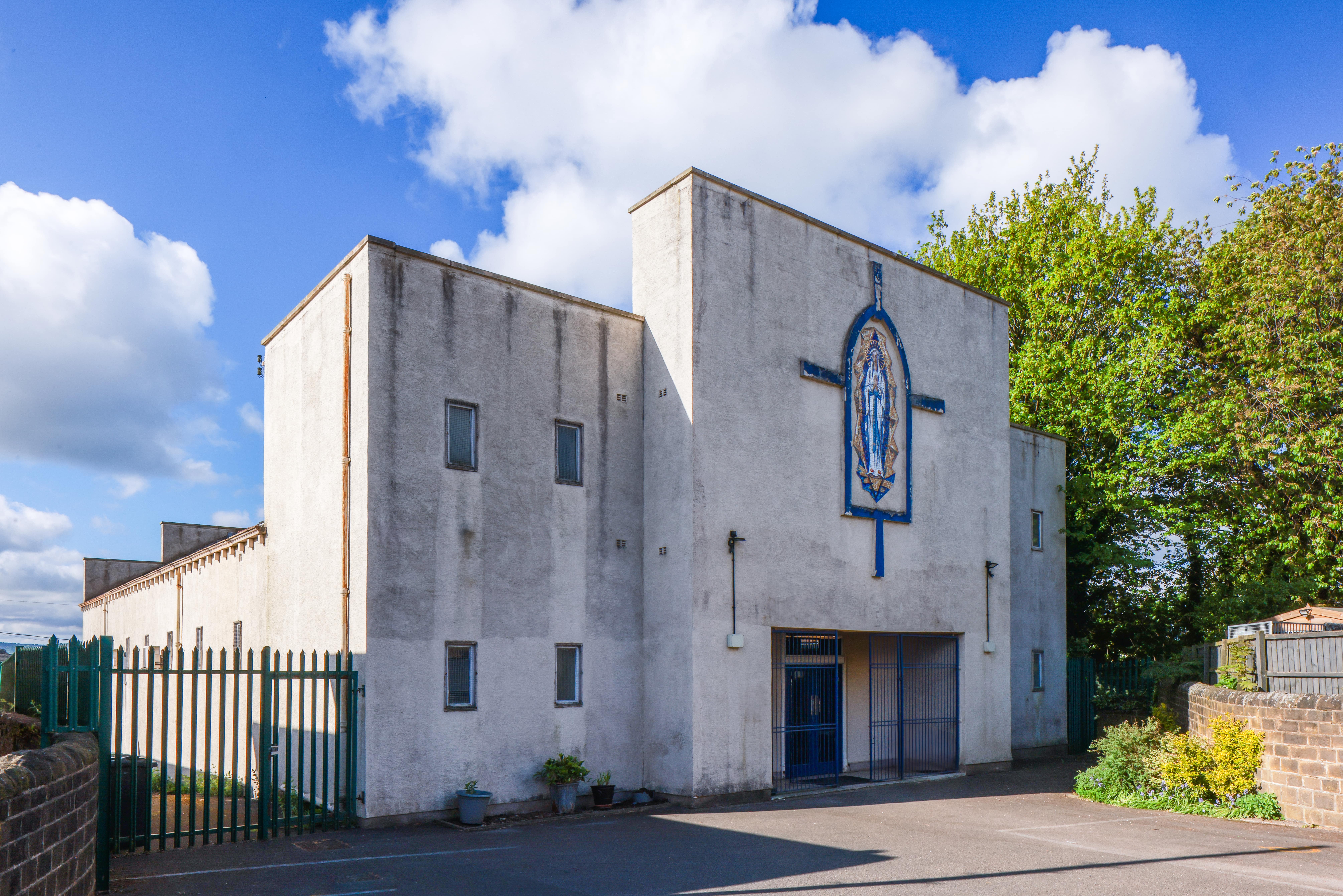 J.H. Freer - Former Rialto Cinema, 1938,  Sheepridge, Huddersfield (Converted to Our Lady of Lourdes Roman Catholic Church - c1964) 