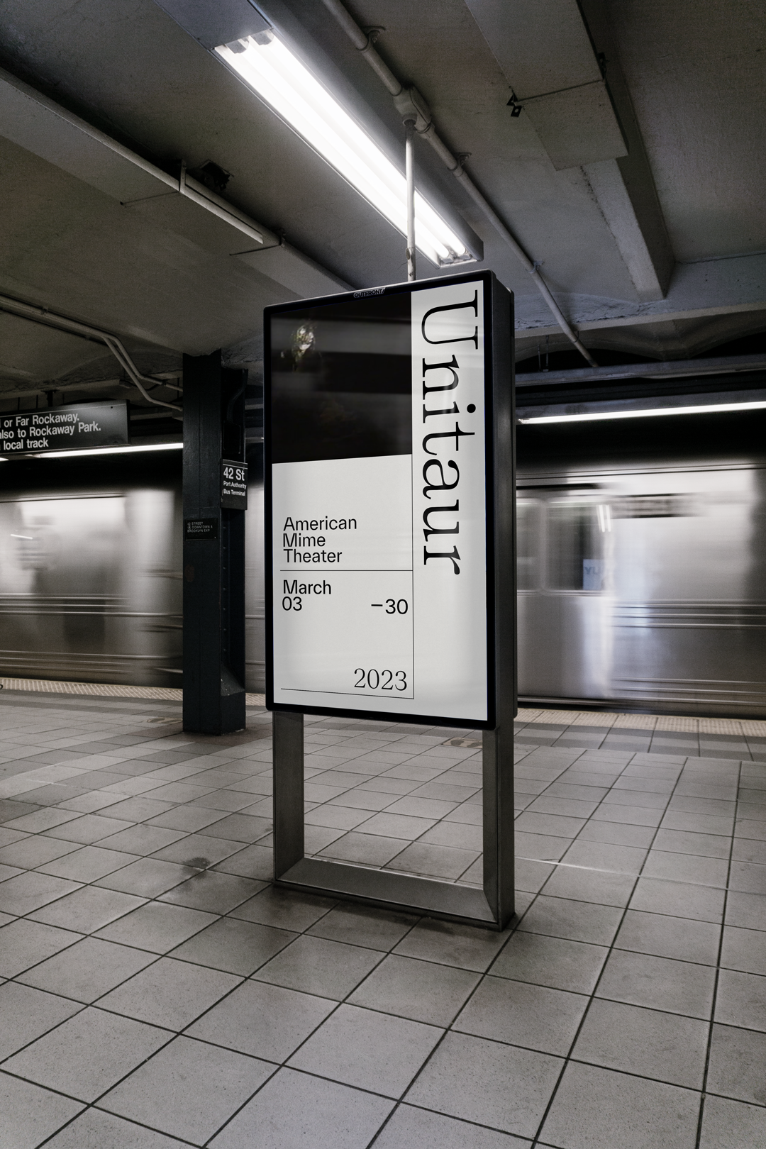 Indicative Poster & Branding for the American Mime Theatre.