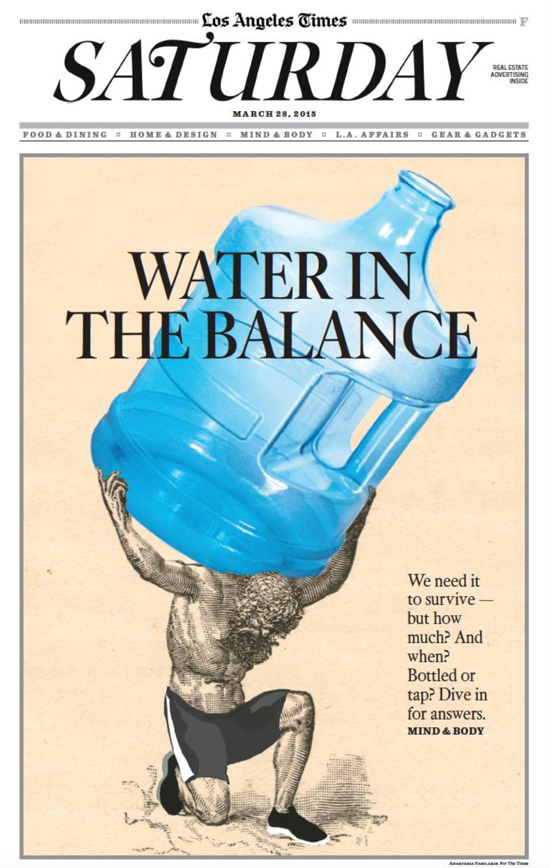 The LA Times Cover: Water in The Balance
