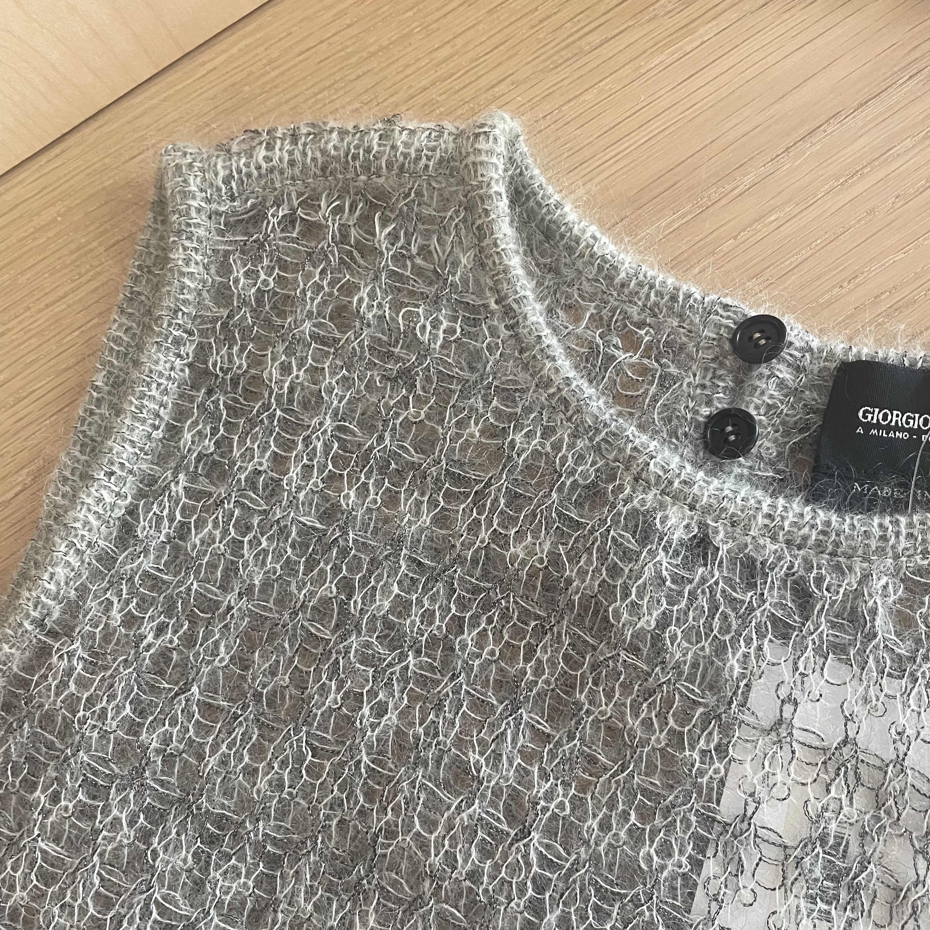 Invisible Mohair Mending for Chickee's Vintage