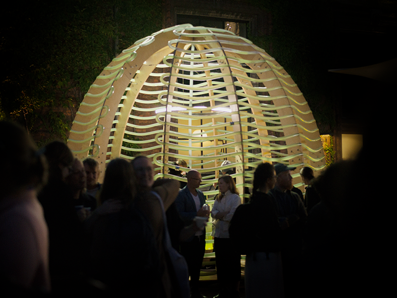 Algae Dome Pavilion, Copenhagen, 2017
