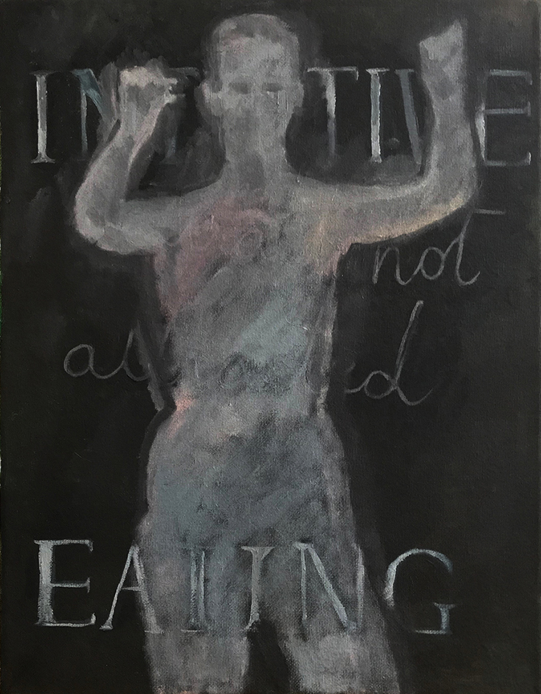 Intuitive Eating, 2018. Oil on canvas.