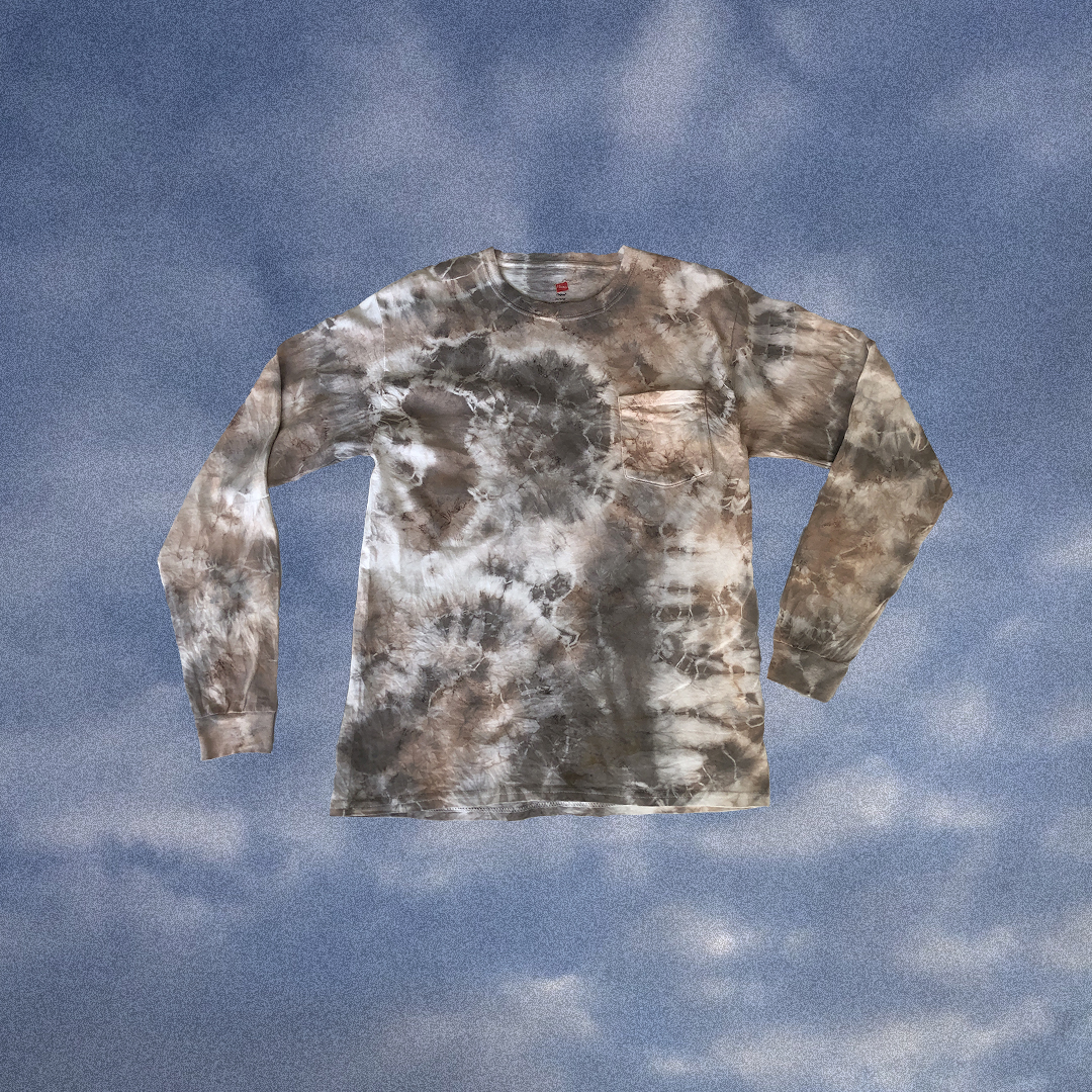 Avocado and iron on cotton. 2021.