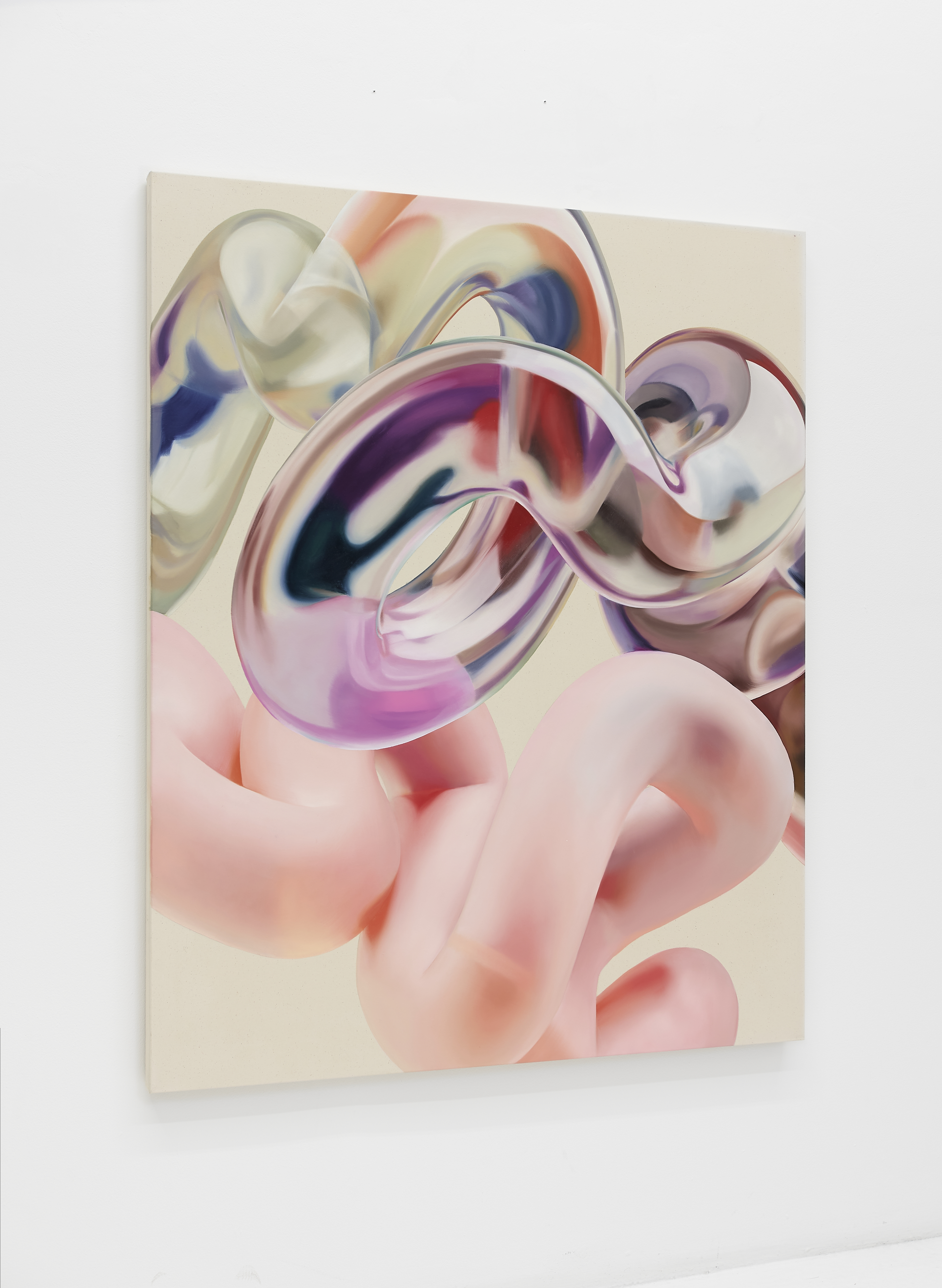 Soft Body Dynamics 51, 48" x 58" Oil on canvas 2021