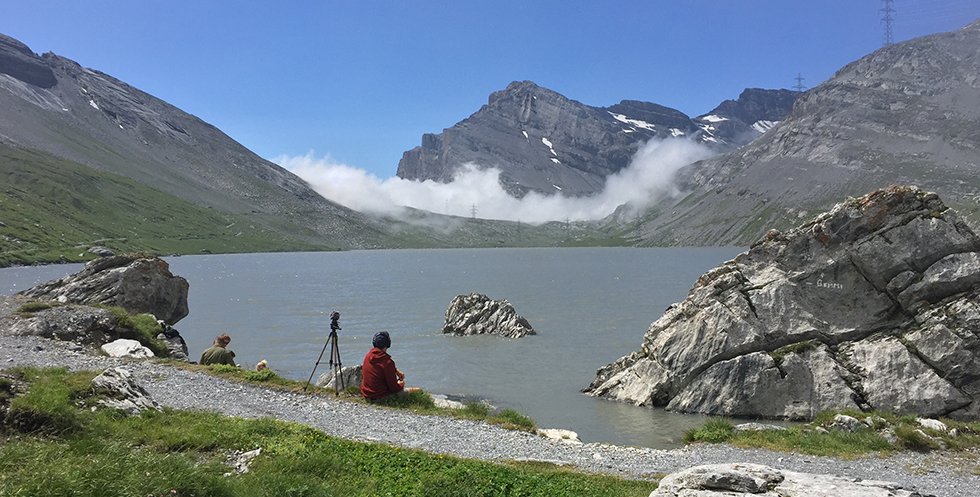 View of the Daubensee, Gemmi Pass, Canton Wallis. (July 2019)