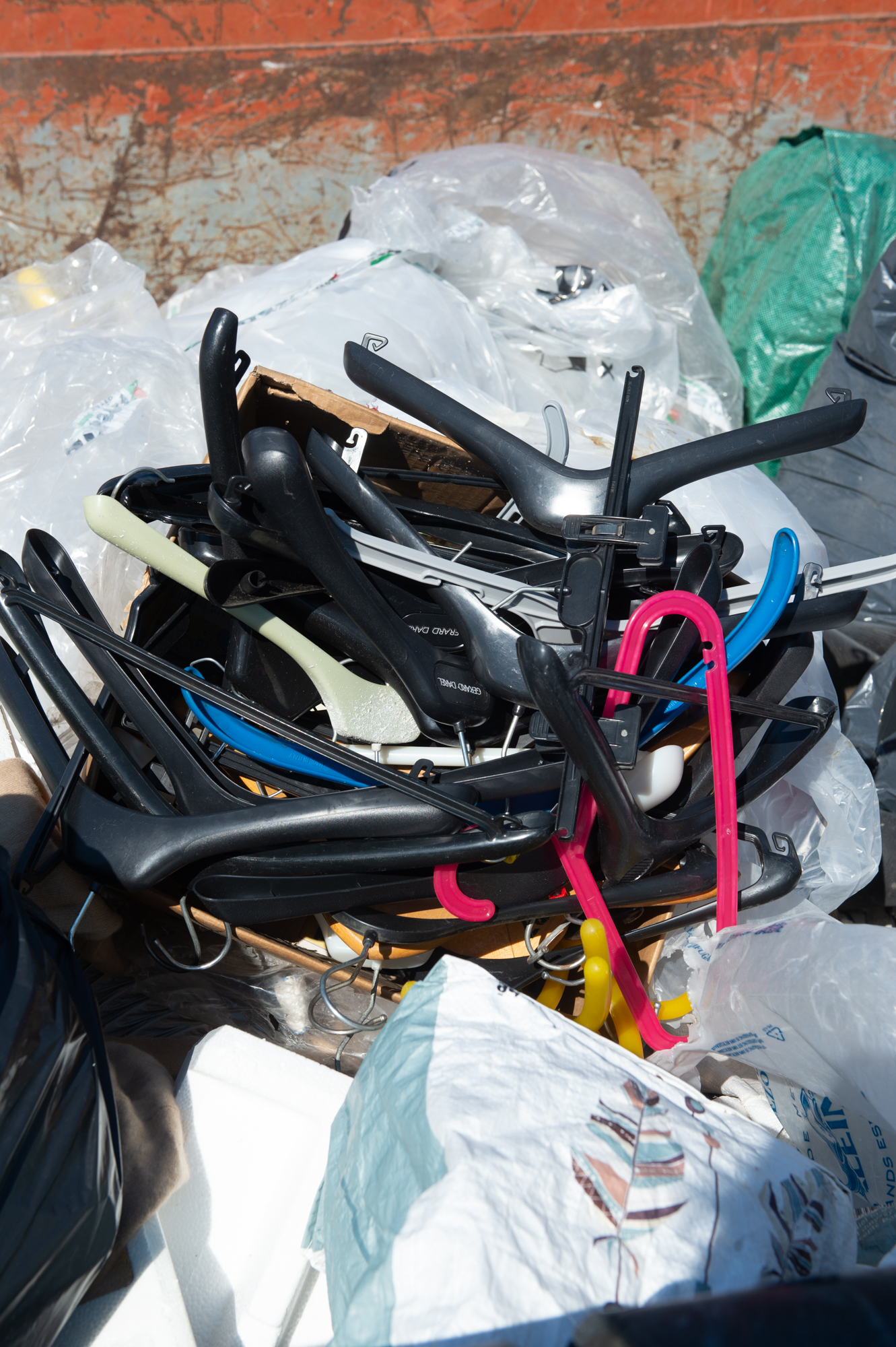 Hangers, Recycling Center, Toulouse, France, August 2022.