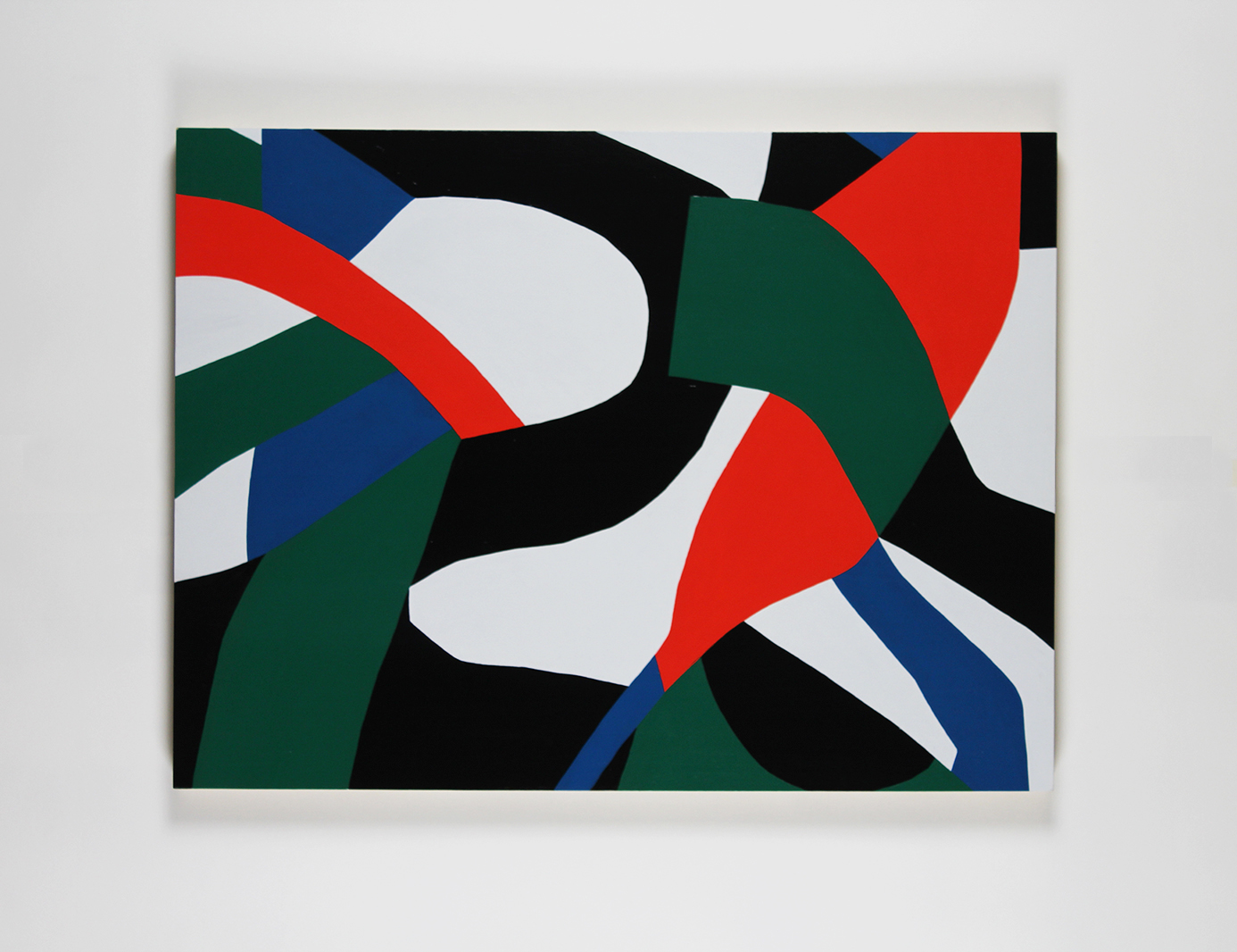 Untitled, Acrylic on plywood panel, 80x60cm, 2018