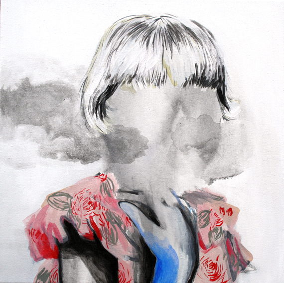 Face-less, acrylic on canvas, 40/40 cm, 2015