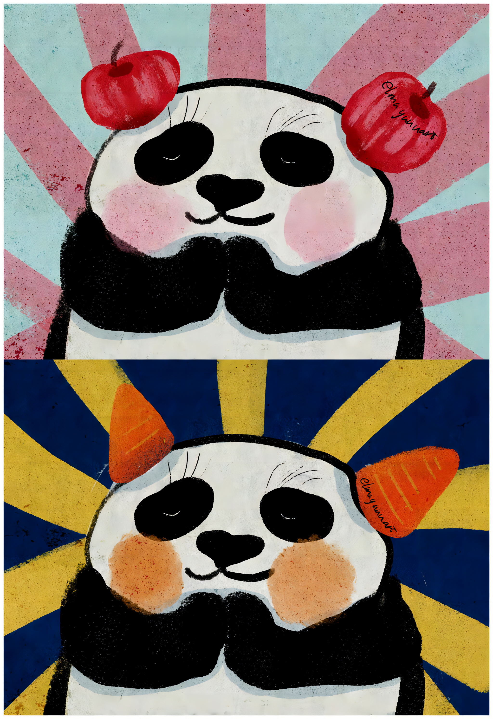 I wish~~~~~~~(Happy Birthday to the Pandas)