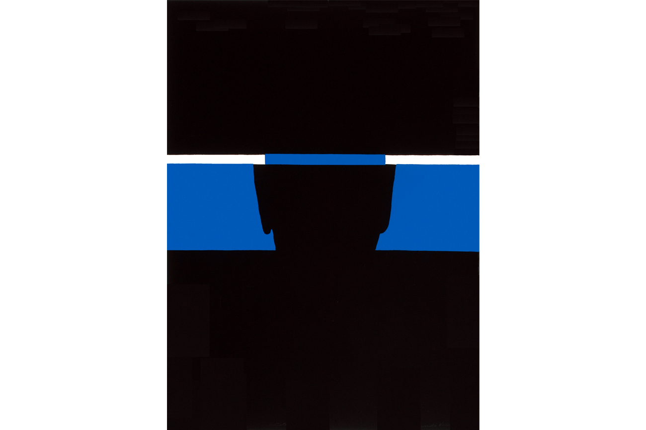 Eduardo VilchesRetrato paisaje II, circa 2010Dextrin on paper74 x 53.5 cm