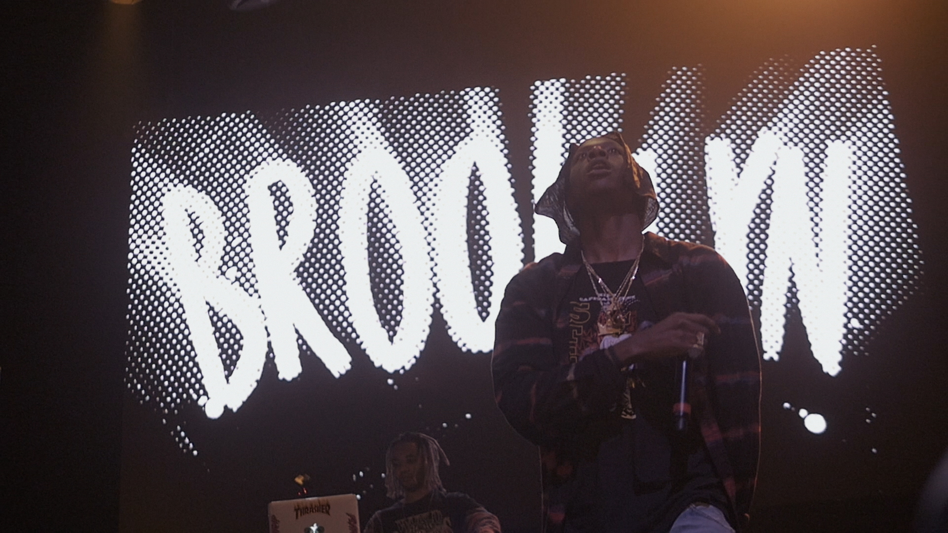 Set and background visual design for Joey Bada$