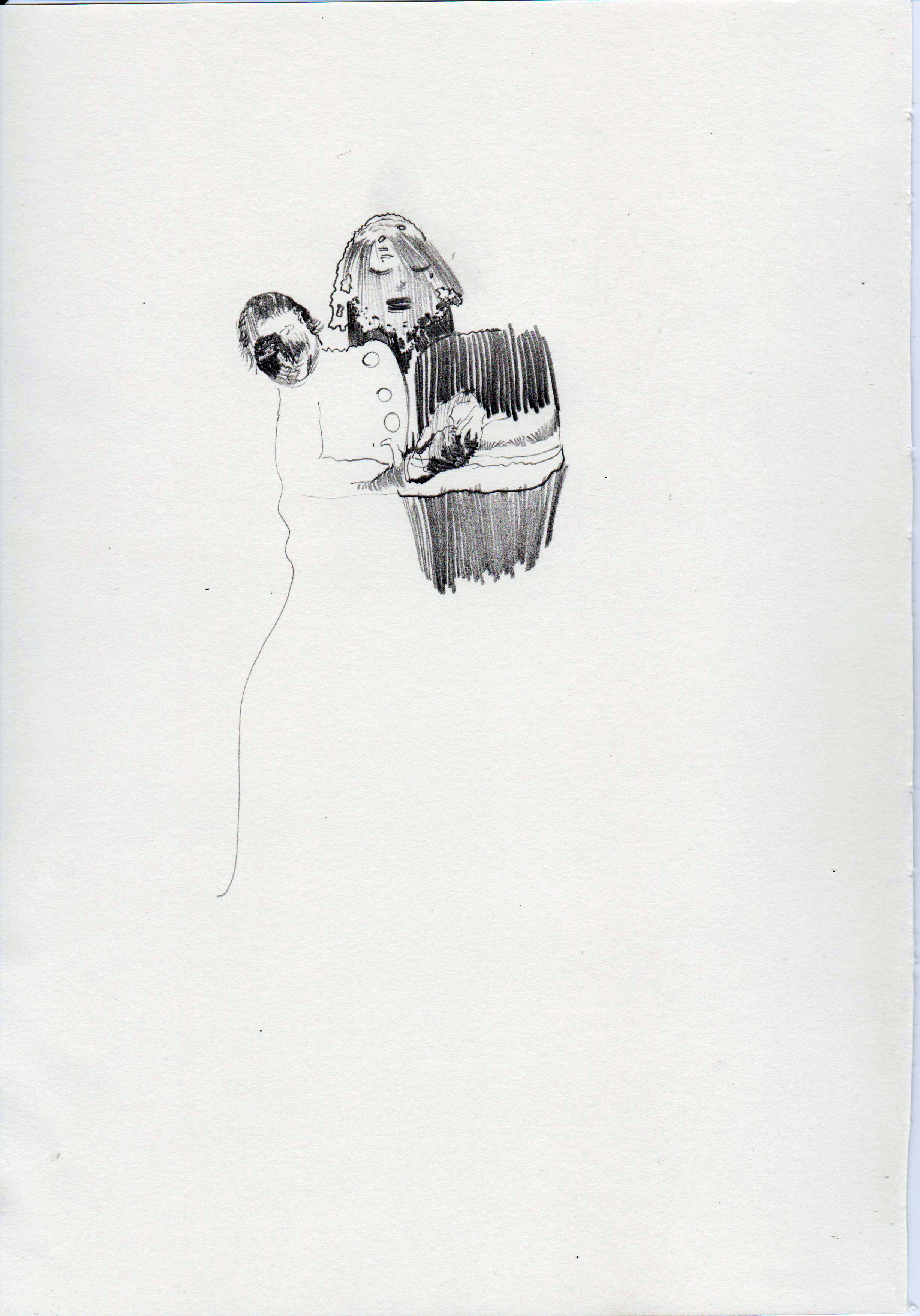 "Untitled", 2017. Pencil on paper, 29,7 x 21 cm