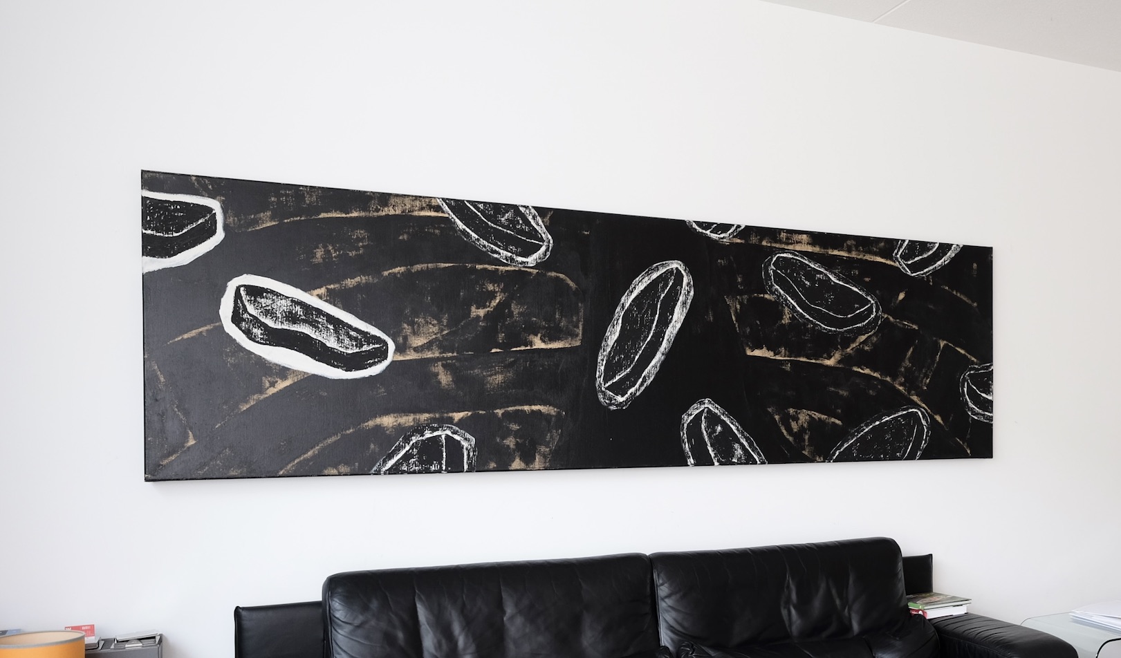 'Nothing Else Matters' (collector's title), 1992, acrylic and oil on canvas, 80 x 270 cm, private collection