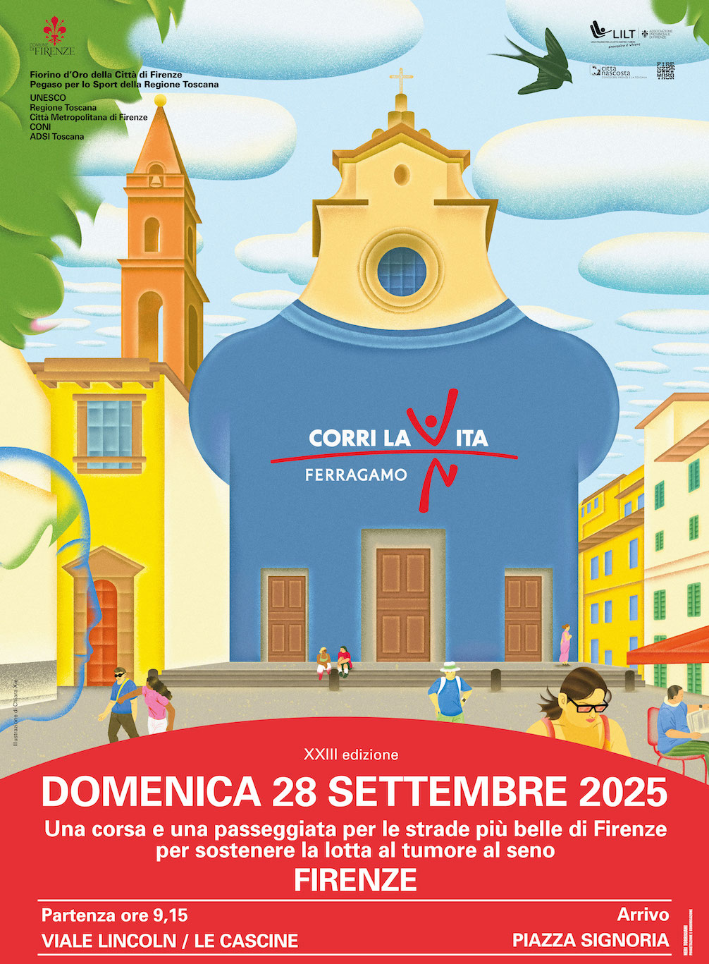 Key Visual, Corri La Vita 2025 (Run for Life)