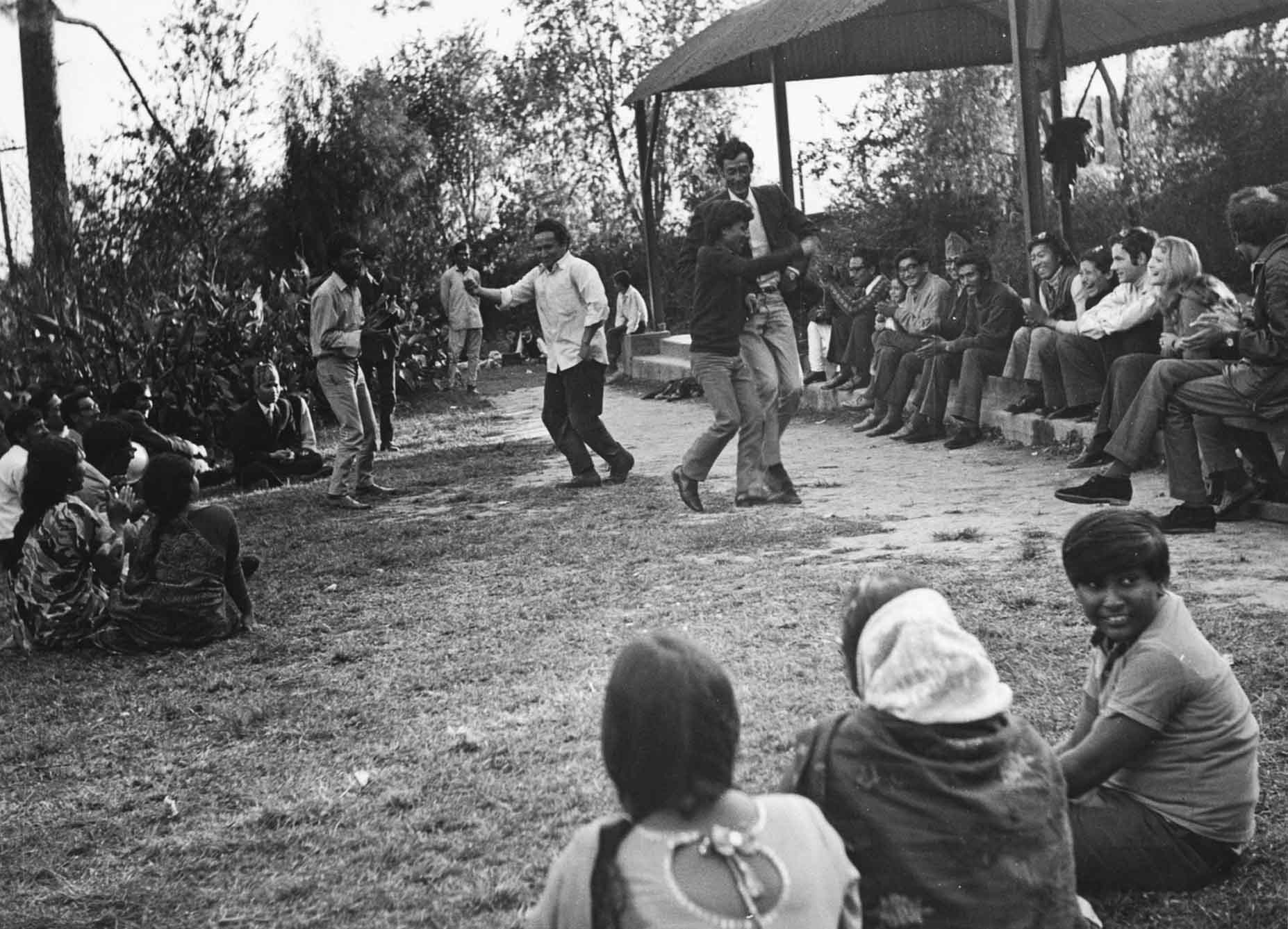 Scenes of a picnic organized by SKIB-71 in Godawari, Lalitpur, 1971/72