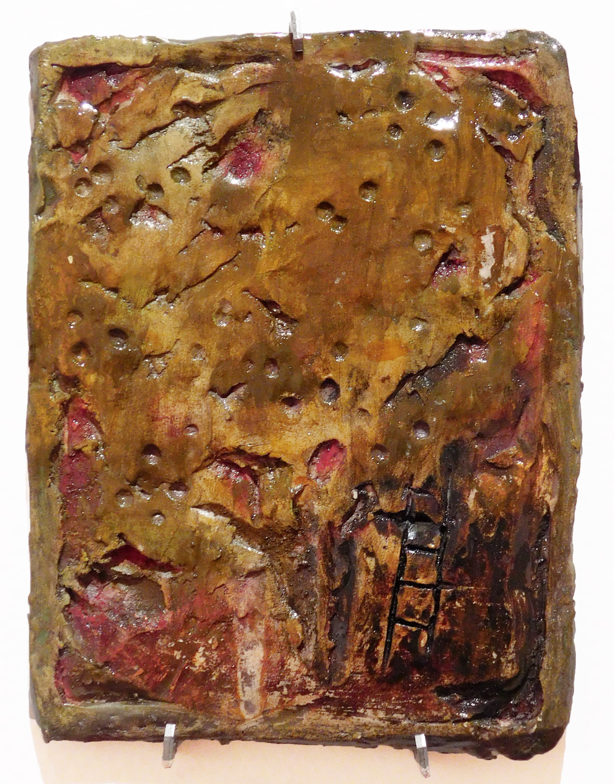 oranges | 4 x 3 x 1/4” | oil on porcelain