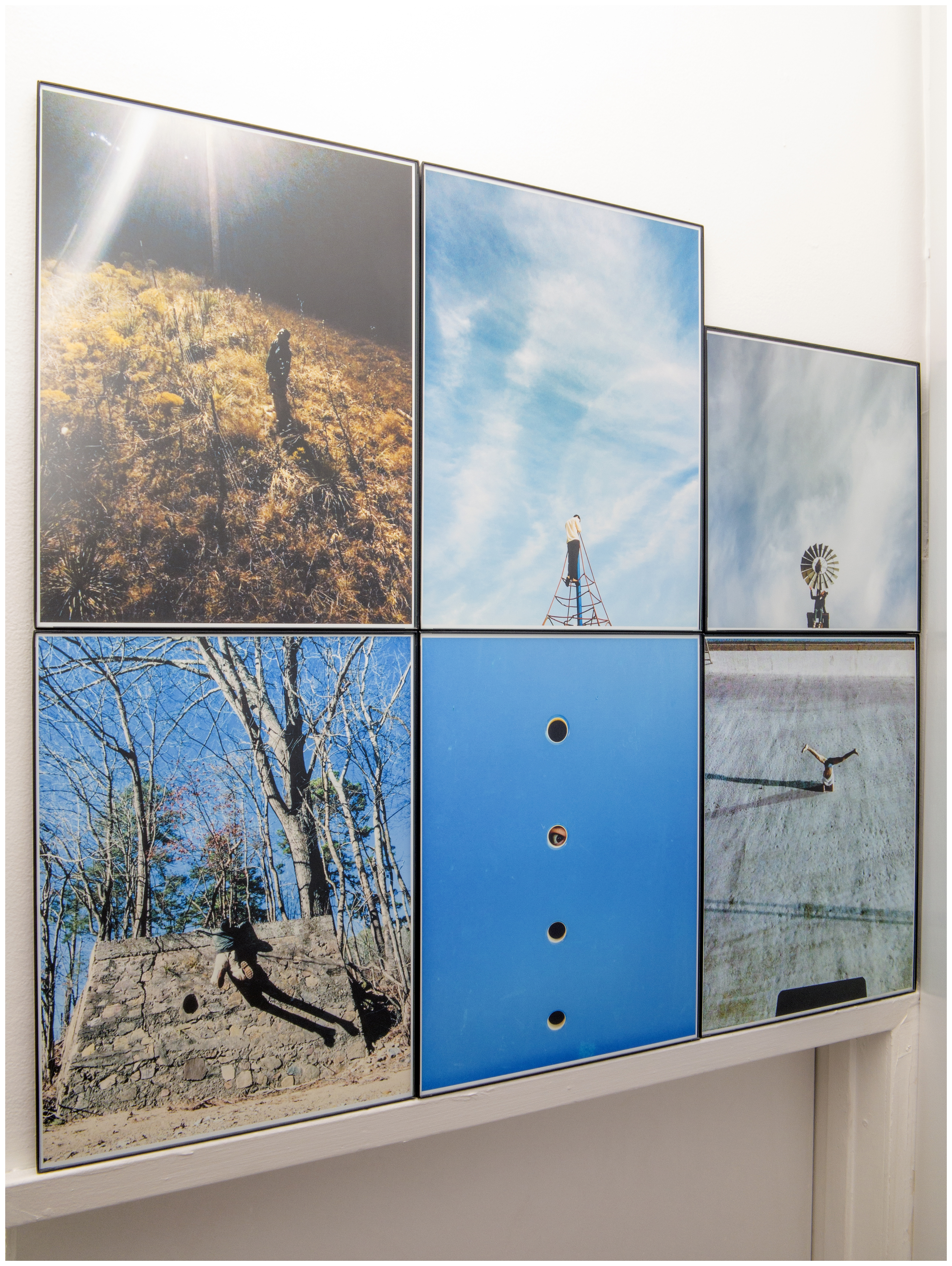 There Was an Angel Watching Over Me (installation view), 2016Luster inkjet paper, glass, plastic frames36.469 x 32.313 x .625 in.92.63 x 82.08 x 1.59 cm