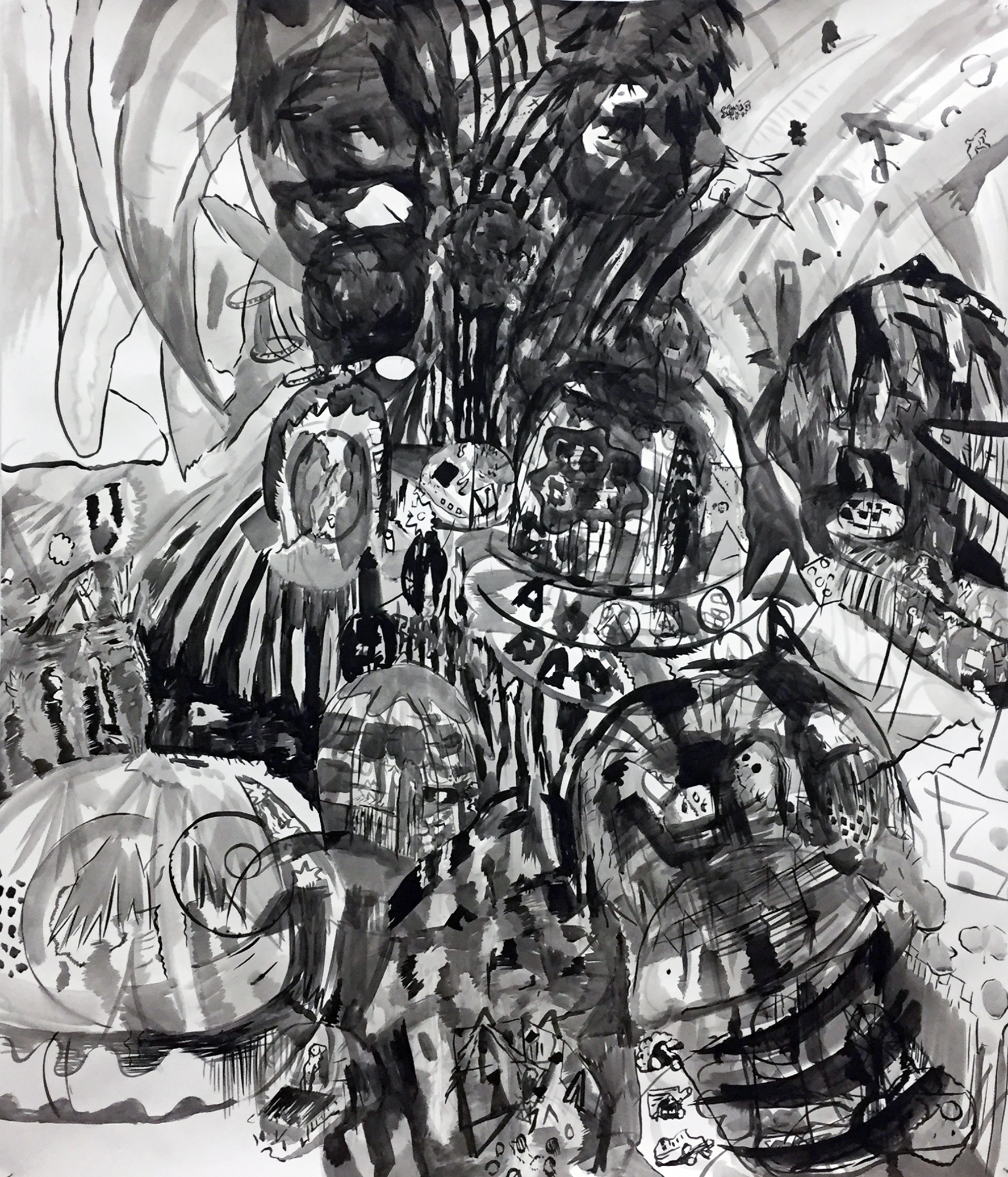 luis almeida drawing, desenho de luis almeida, tinta da china