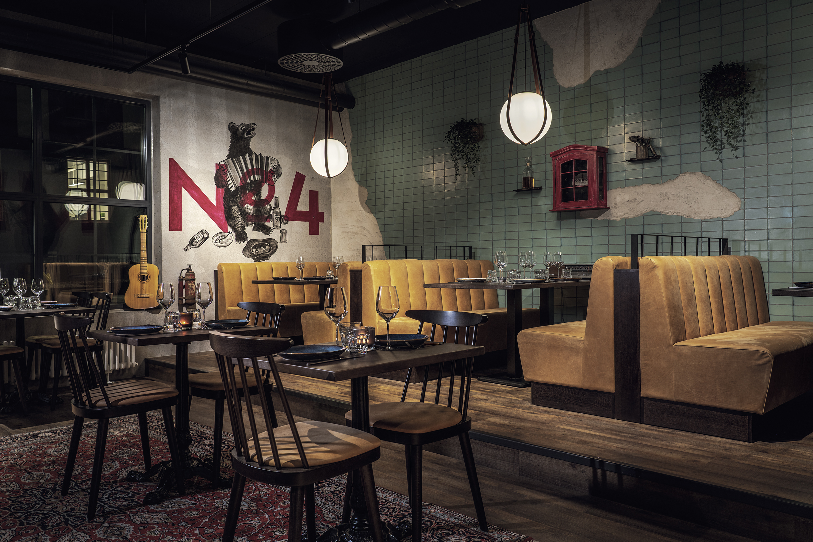 INTERIOR IMAGES FOR RESTAURANT MONOPOLET / DESIGN AGENCY DEPERO QUADRIGEA