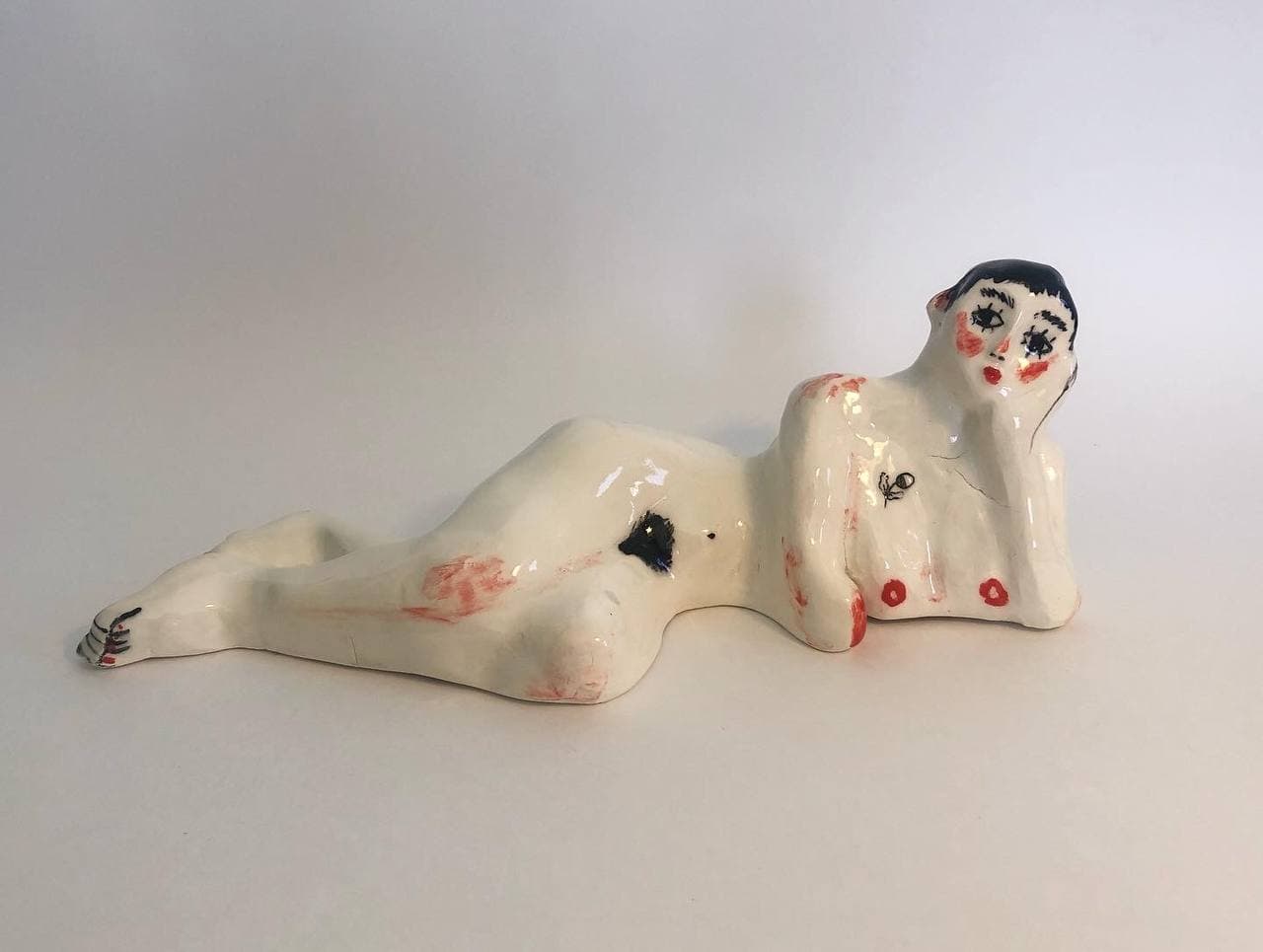 One-handed lover, ceramics, 2021