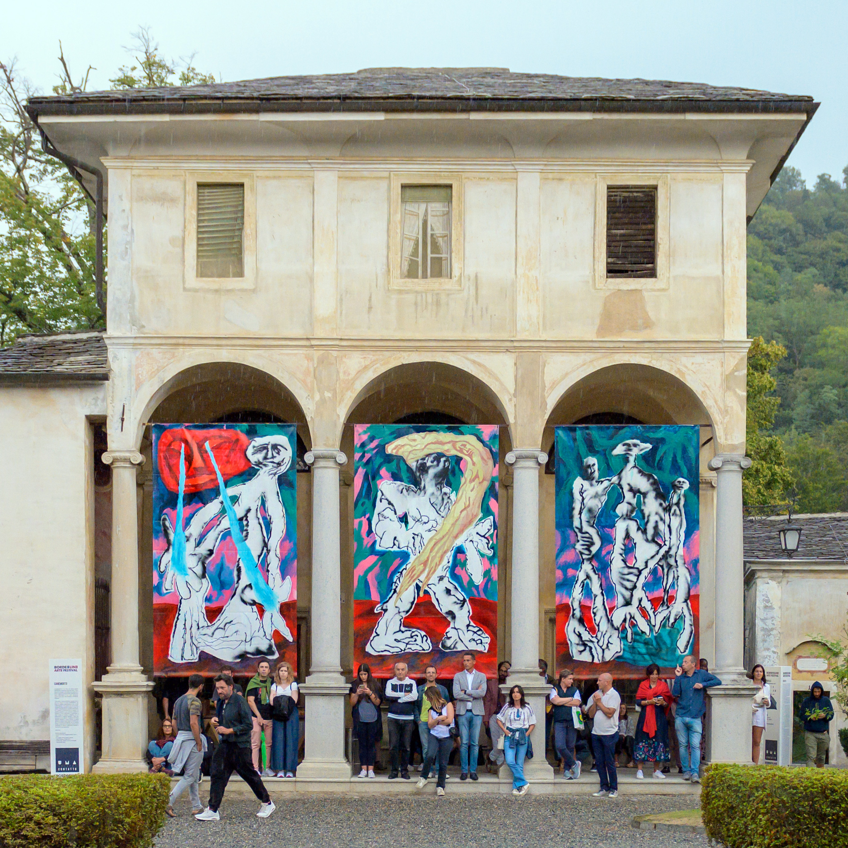 I Telamoni, Borderline Festival, Sacro Monte di Varallo (Italy), 2022 ·  Photo by Frozenlight Studio